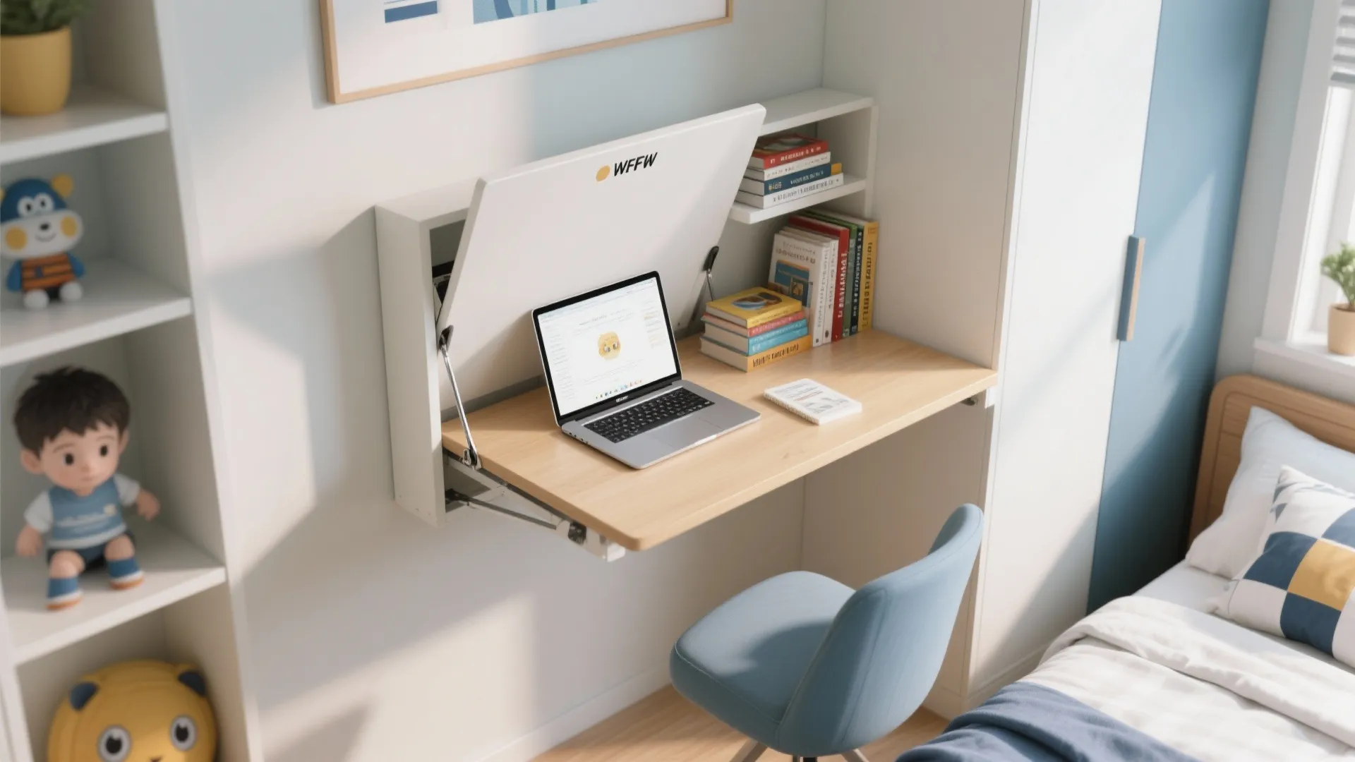 4. Fold-Down Homework Zone