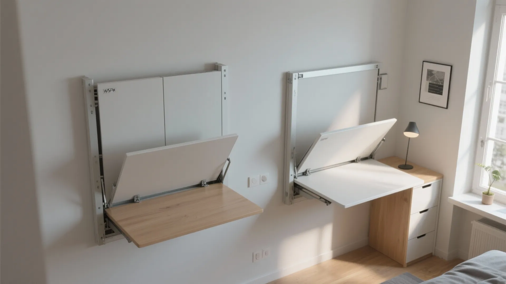 9. Fold-Down Desk