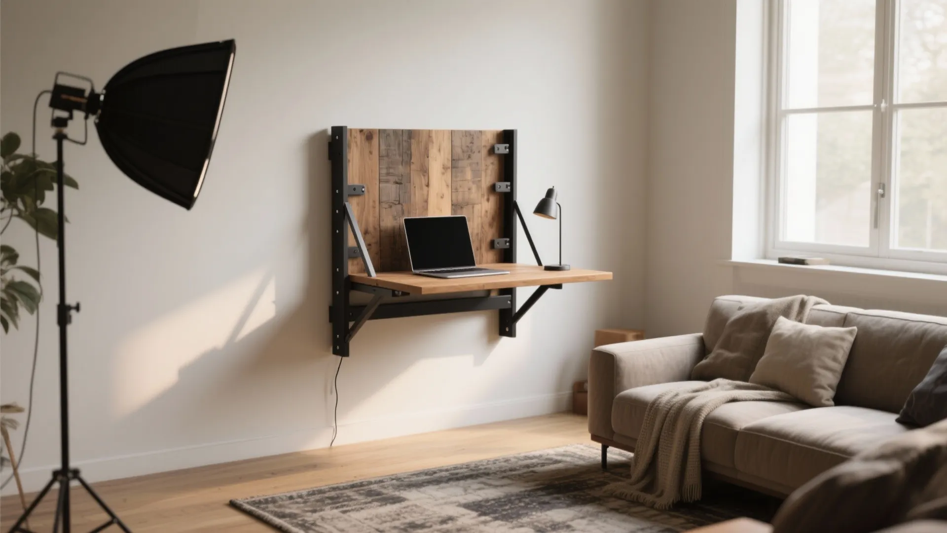 1. The fold-down desk corner