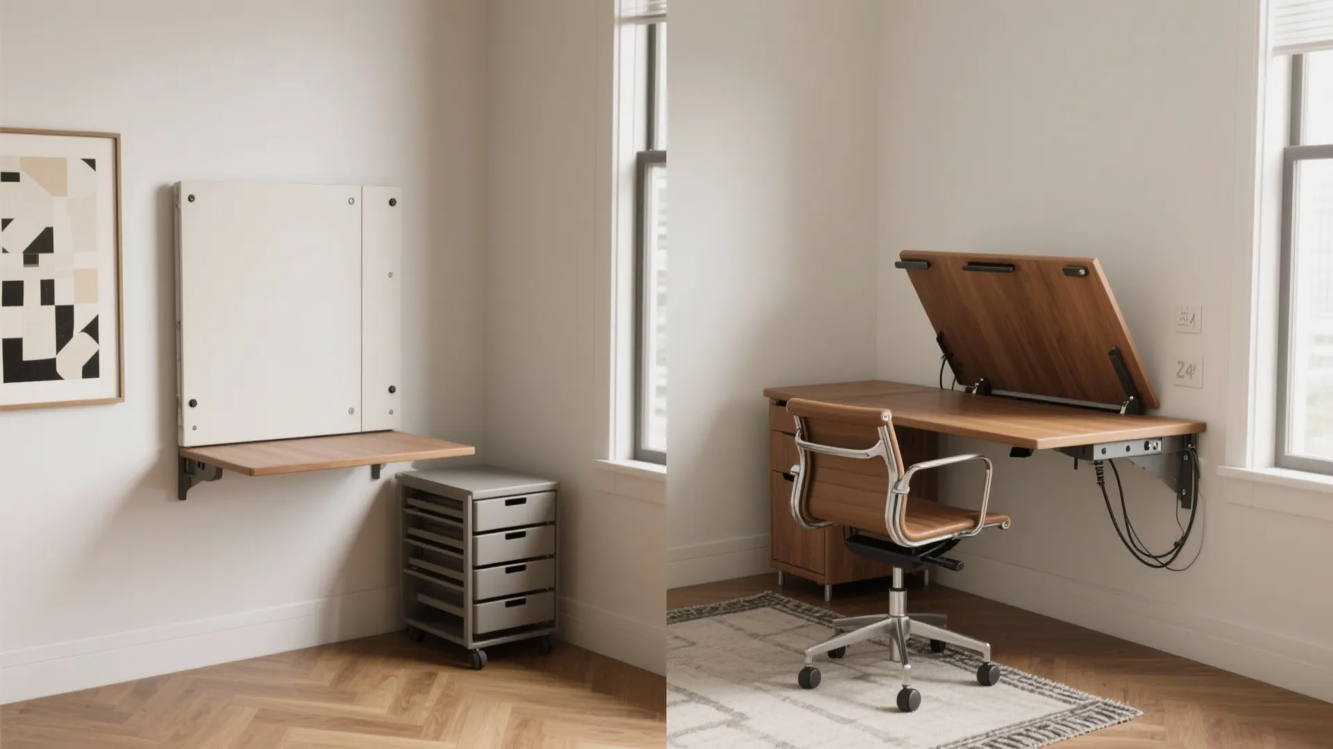 Fold-Down and Multi-Use Furniture for Tiny Spaces