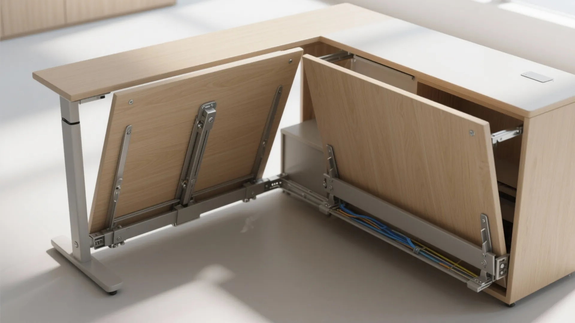 4. Drop-leaf or fold-down L