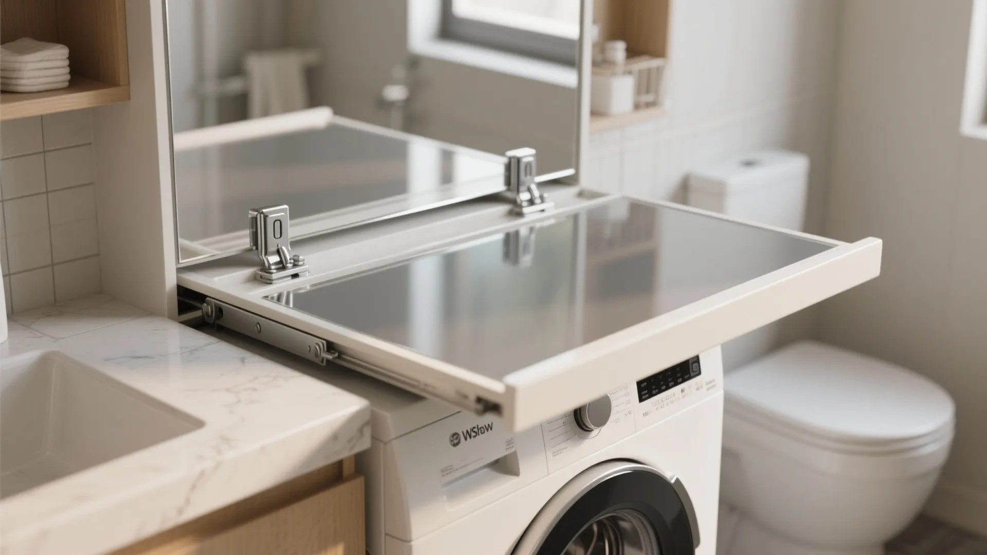 Idea 3: Fold-Down Laundry Station