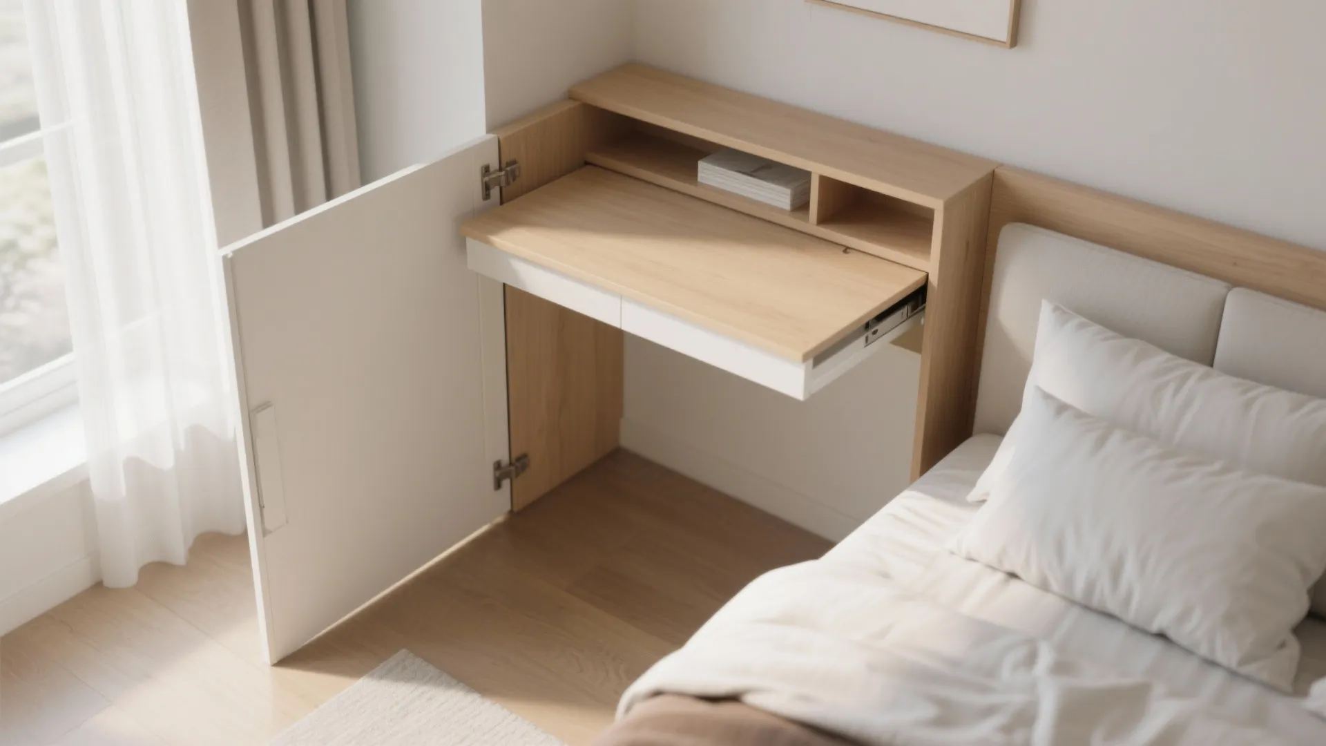 4. Fold-Down Murphy Desk