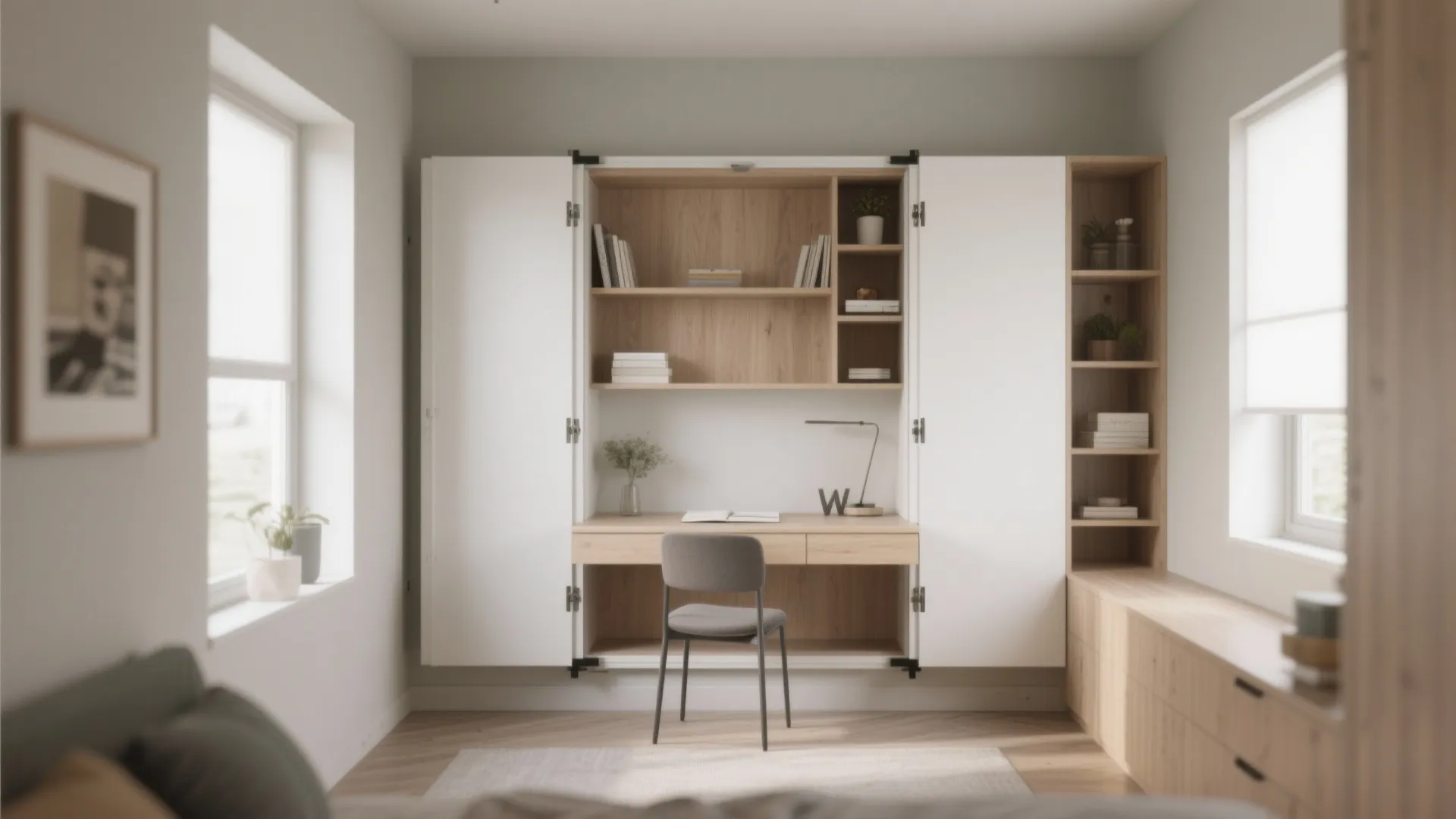 9. Fold-Down Murphy Desk