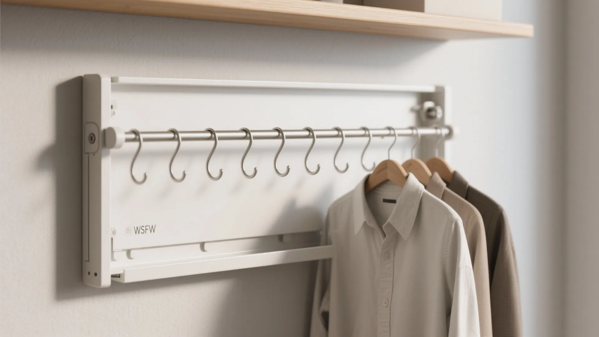 Fold-down Wall-mounted Hanger Panel