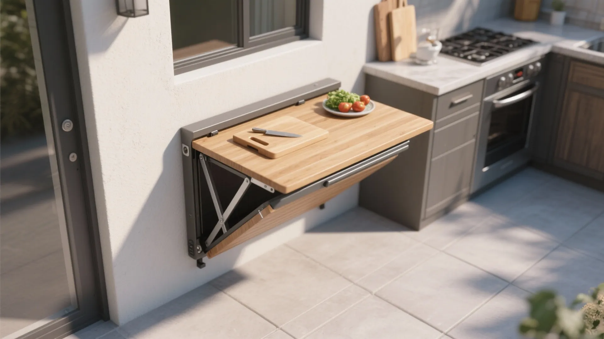 4. Fold-down Prep Table