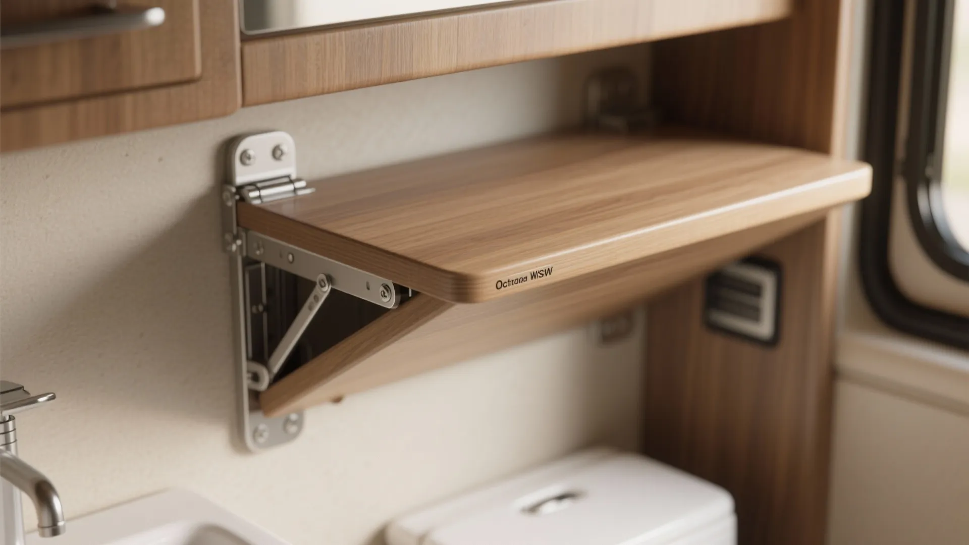 6. Fold-Down Shelves