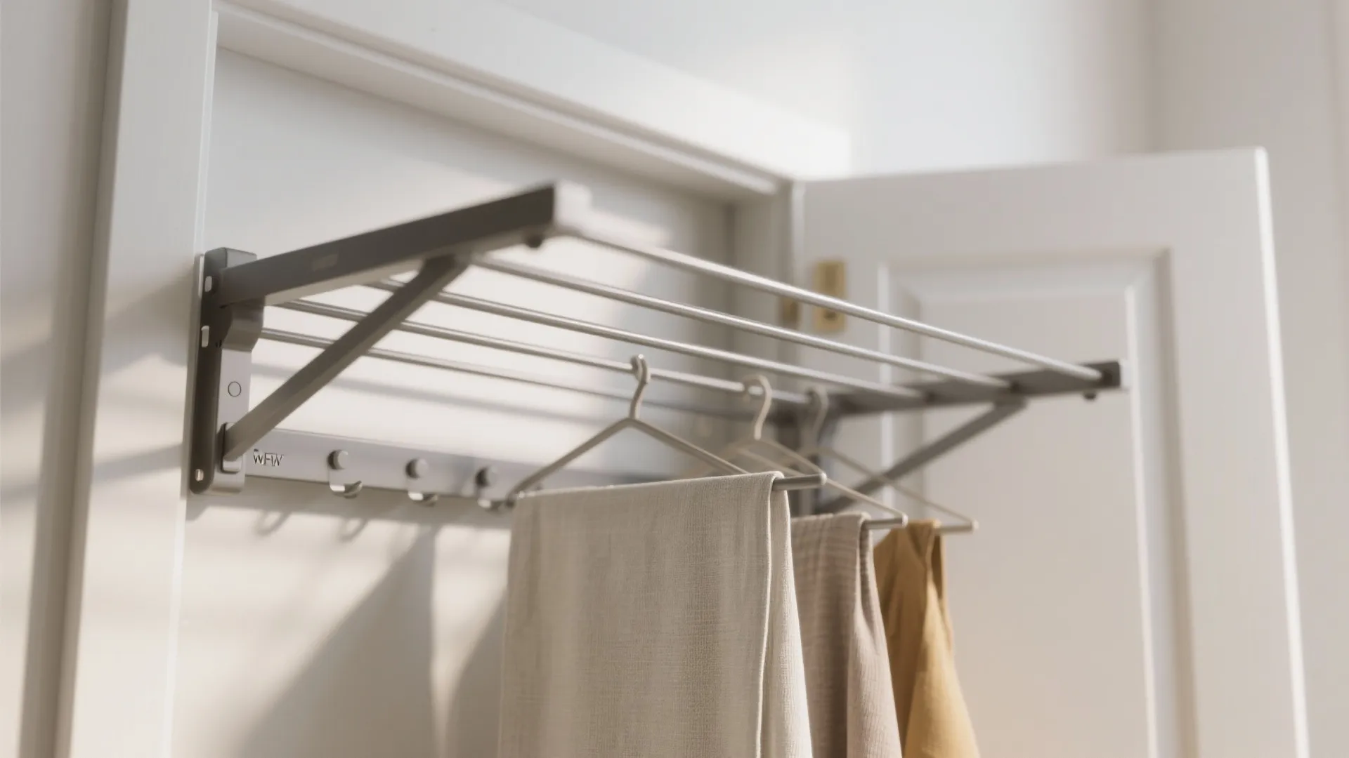 2. Fold-Down Drying Shelves