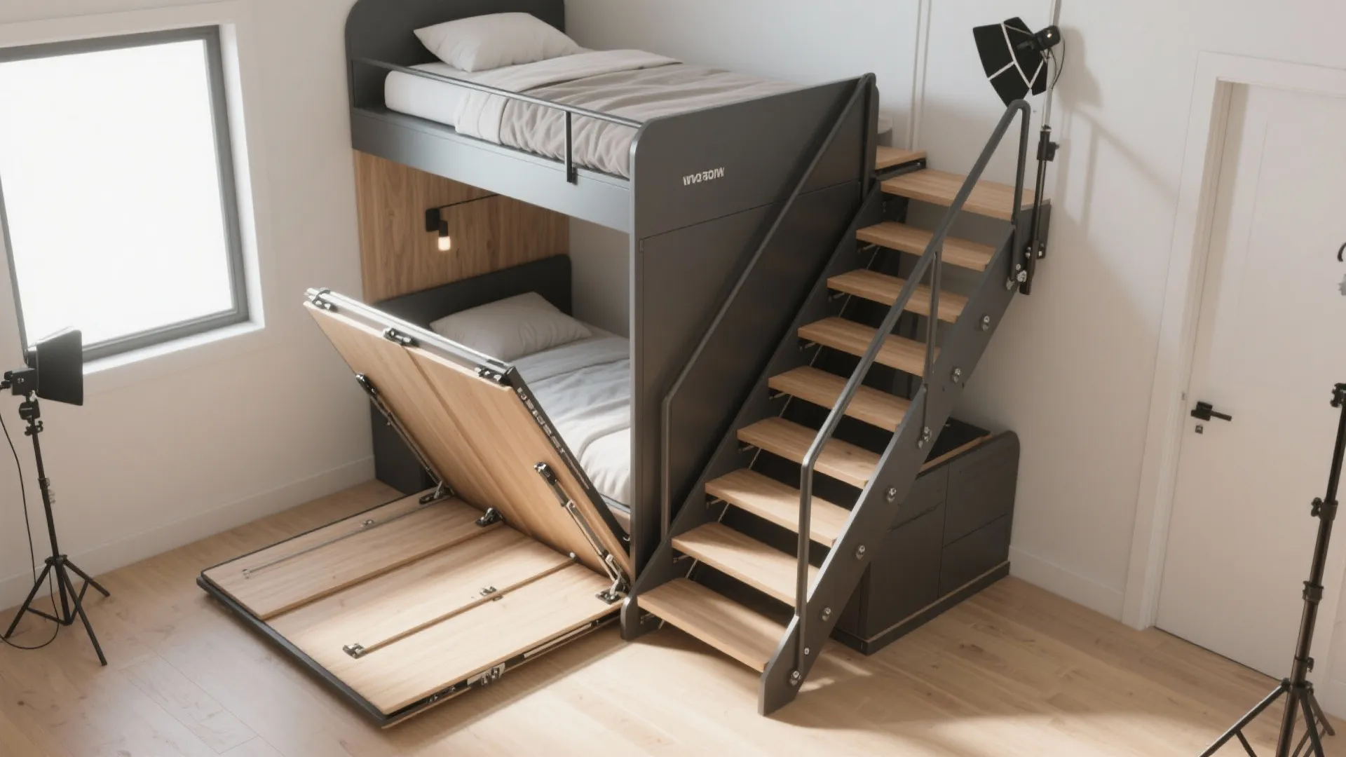 5. Fold-Down / Transforming Stair Modules