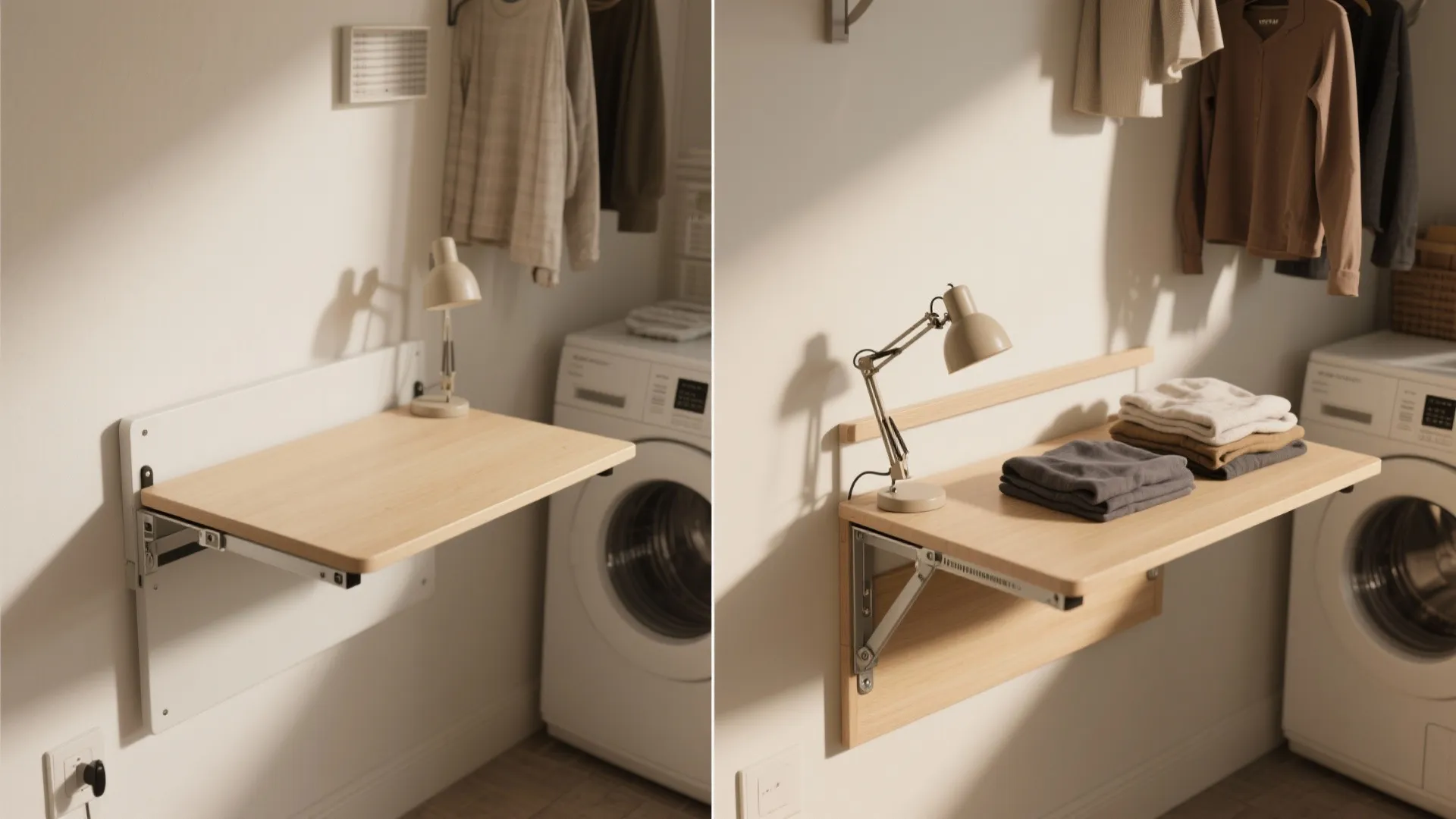 4. Create a fold-down folding station