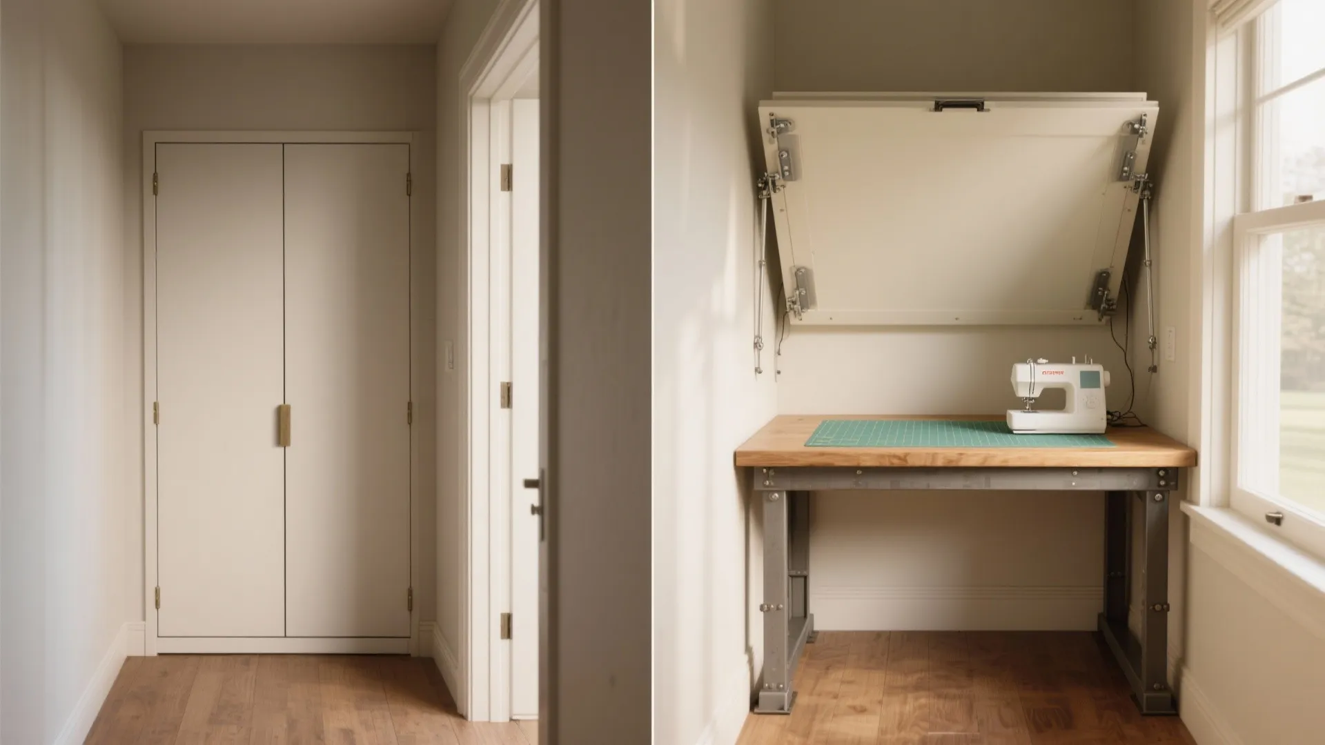 2. Install a fold-down worktop