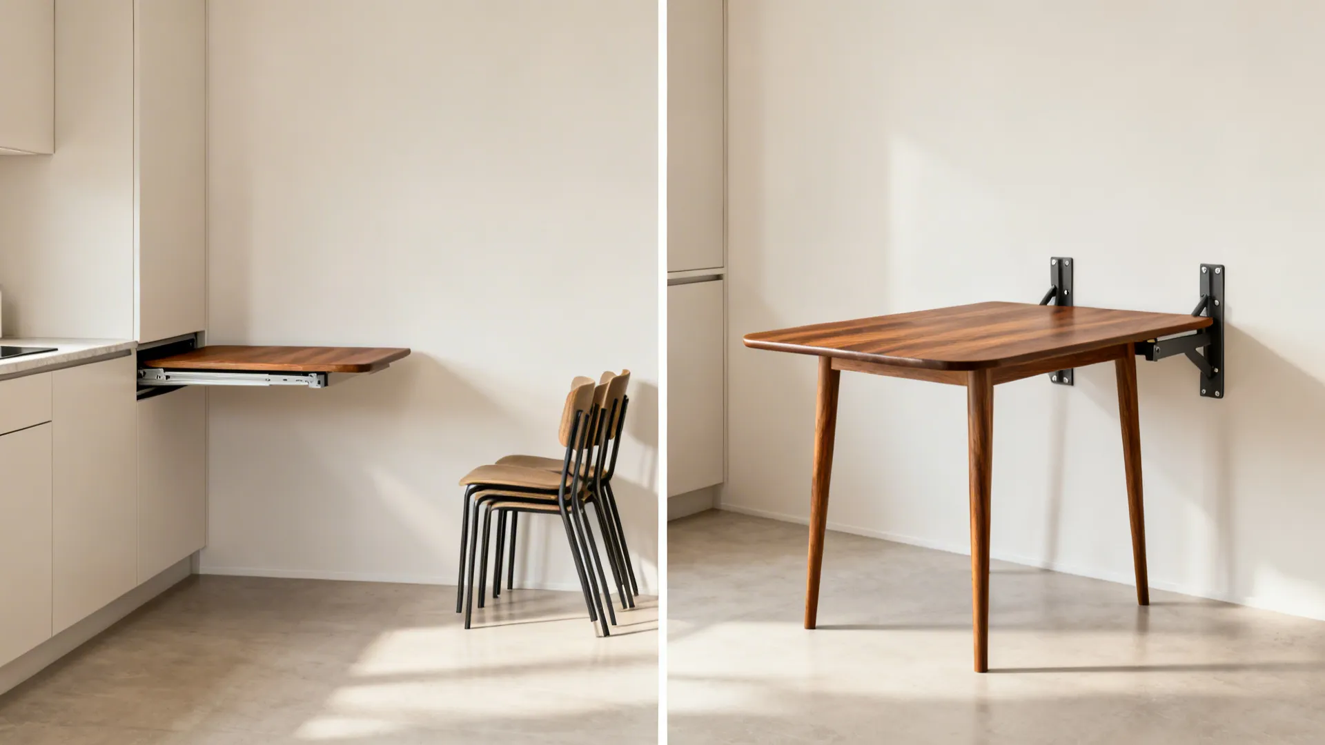Fold-Down or Extendable Dining Tables