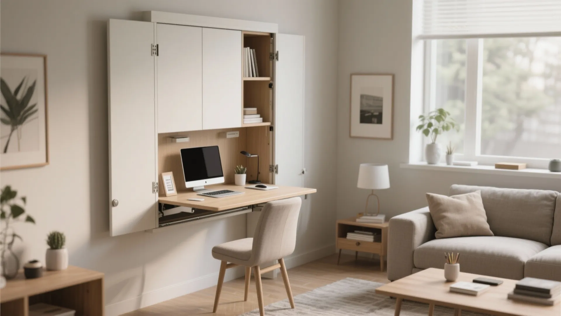 5. Fold-down Wall Desk