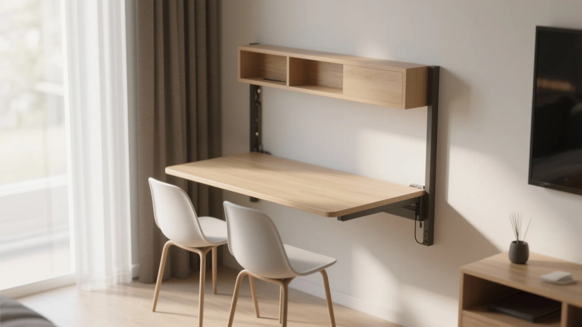 1. Fold-down Wall Tables