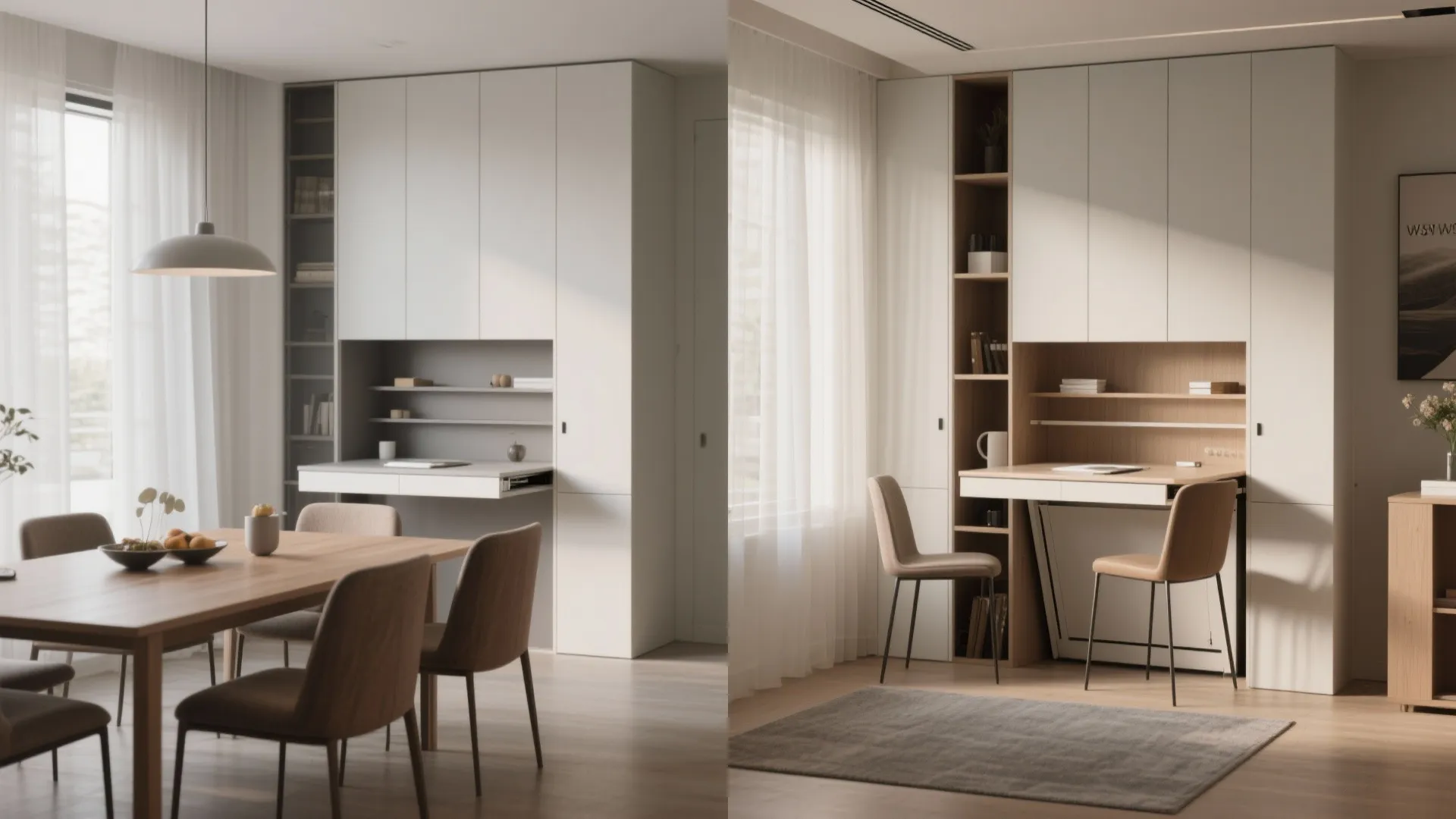 4. Fold-Down Workstations