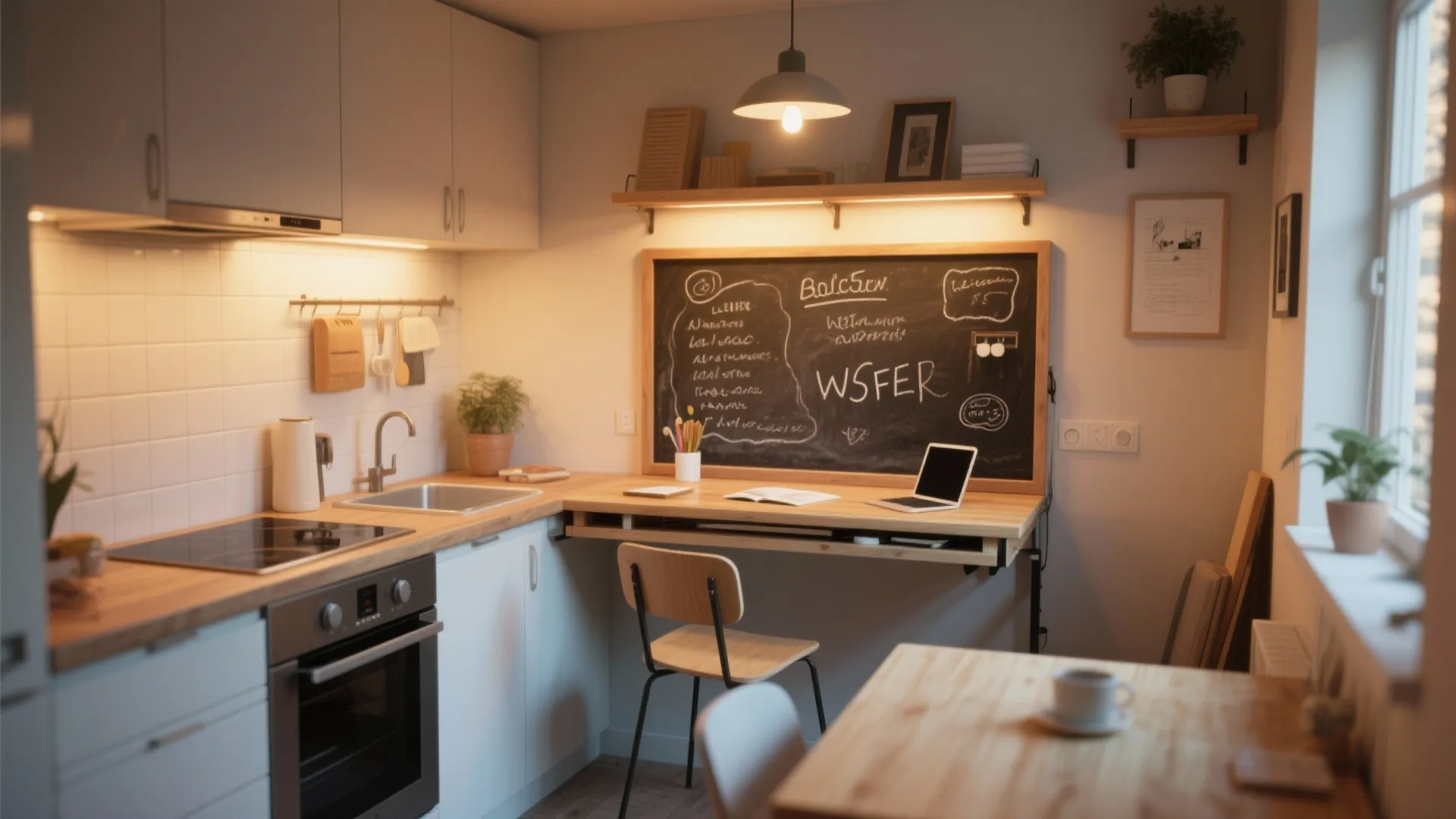 4. Fold-Down Worktables