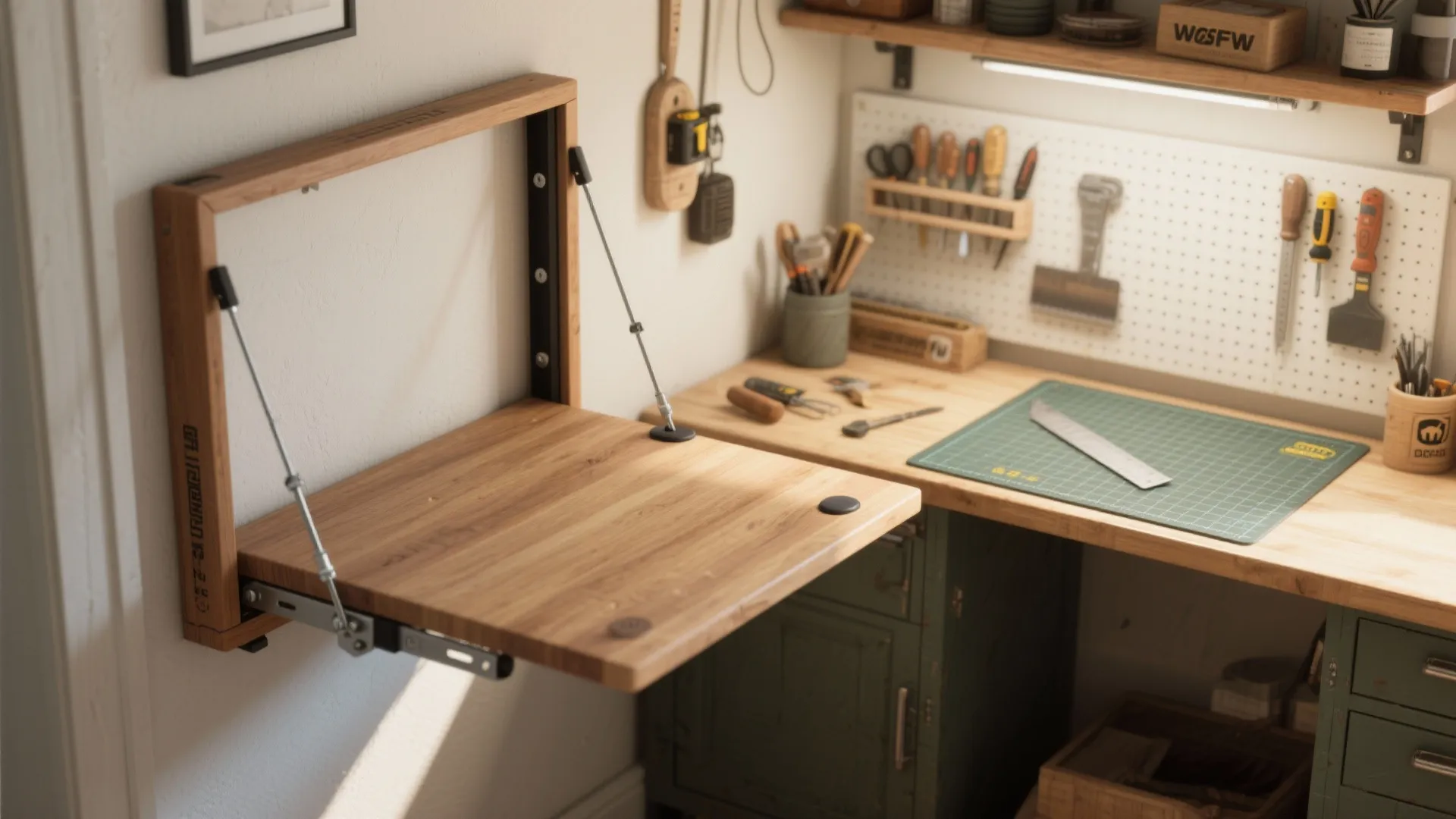 2. Folding and convertible worktops