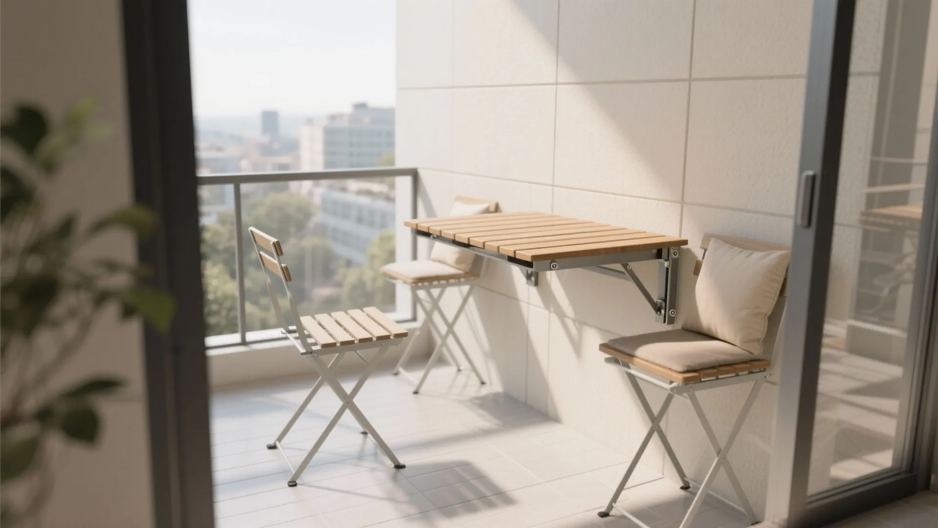 1) Slim, Foldable Furniture that Multiplies Space