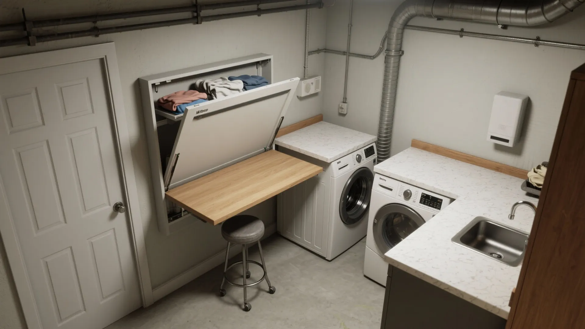 2. Fold-and-drop island