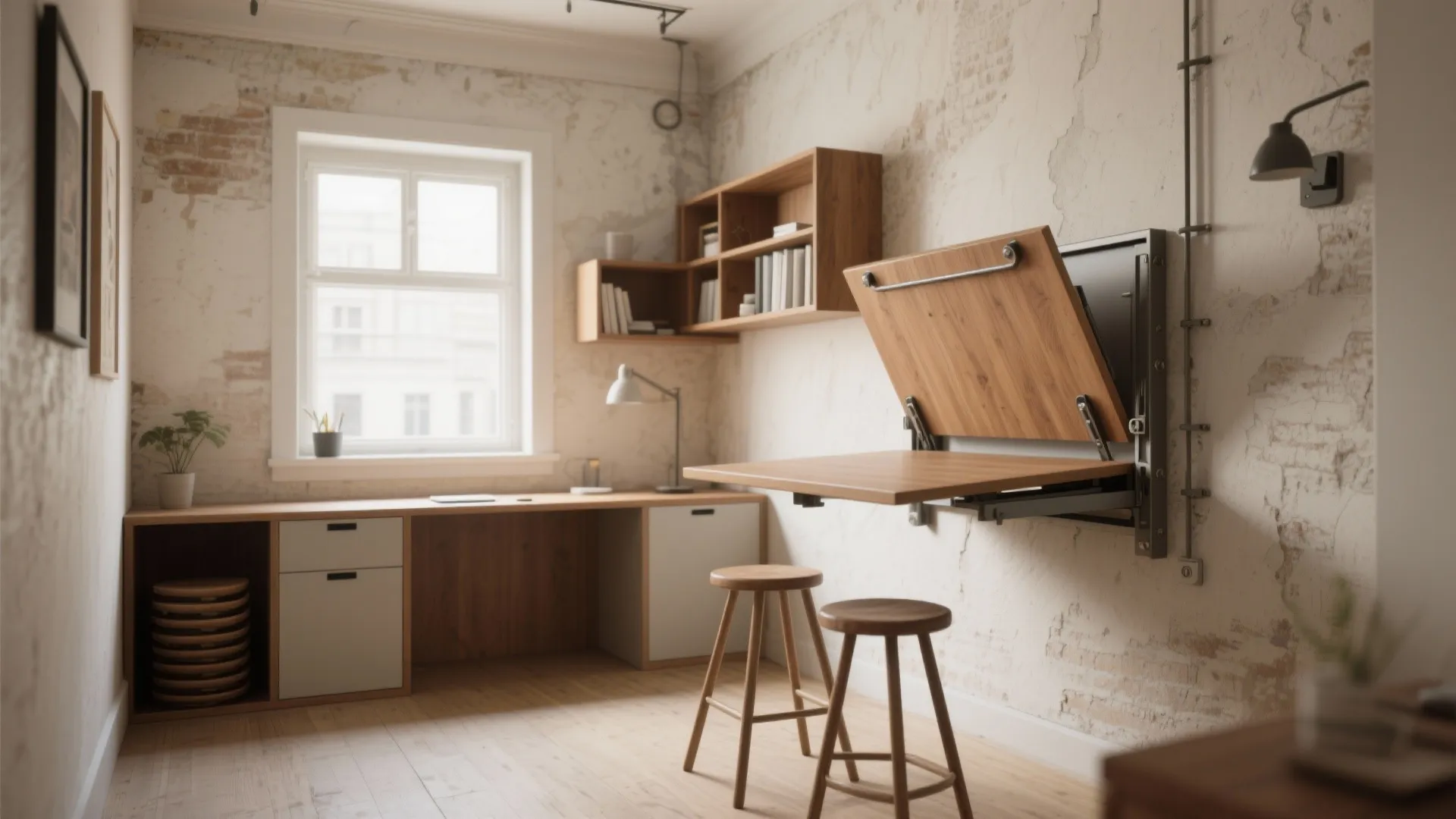 2. Fold-away and multipurpose furniture