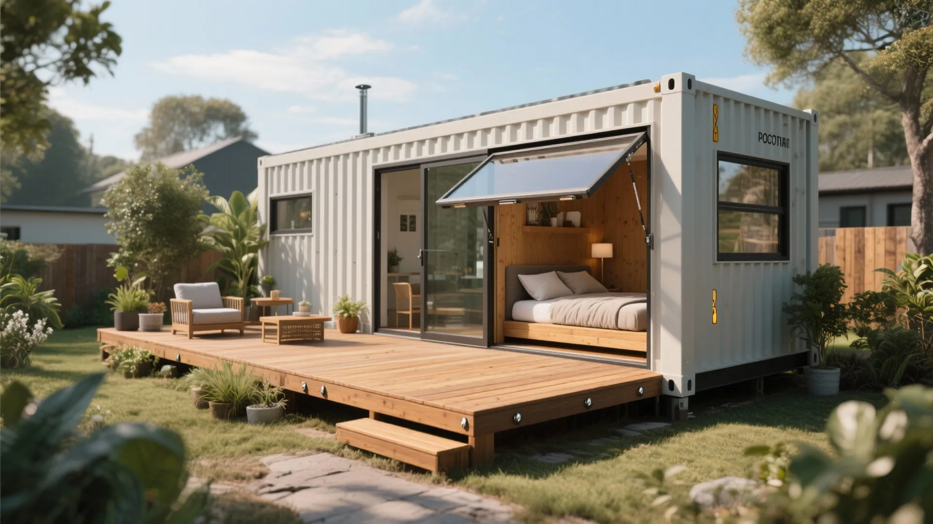 4. Fold-out outdoor extensions