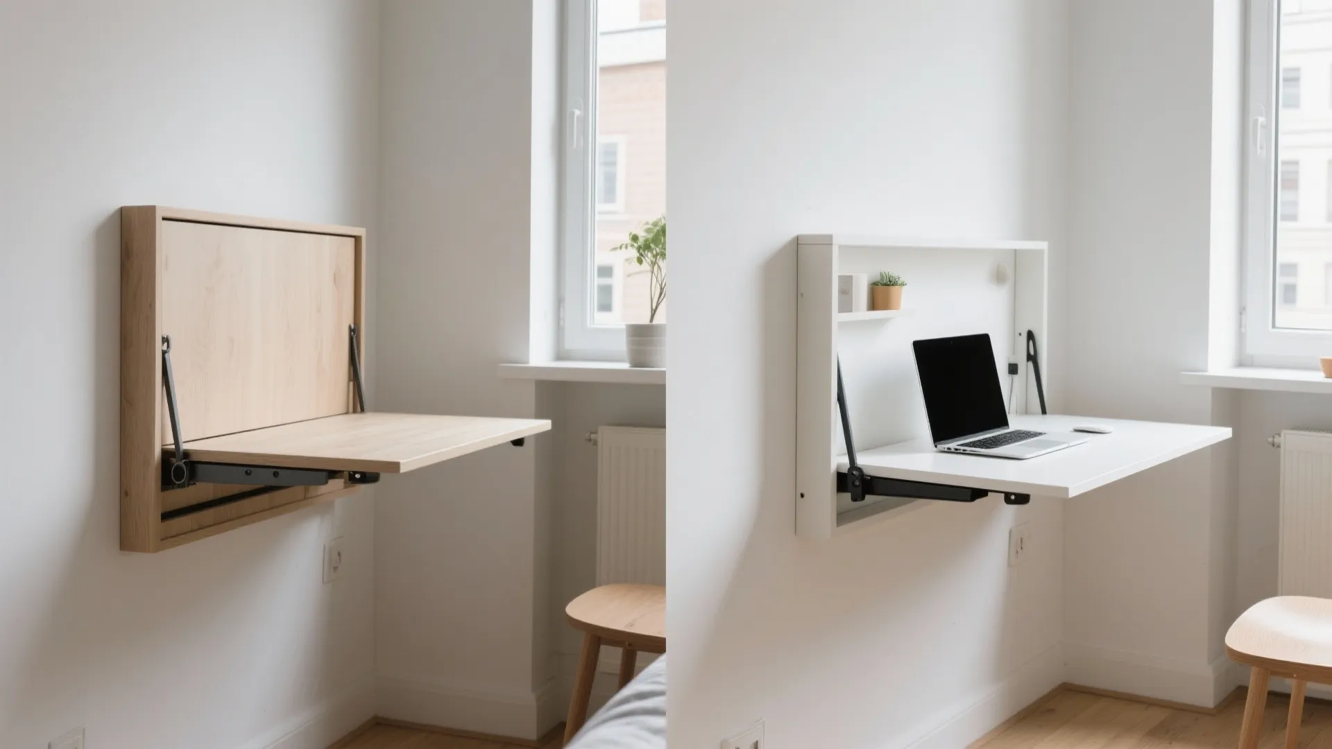 3. Fold-out Desk from the Wall