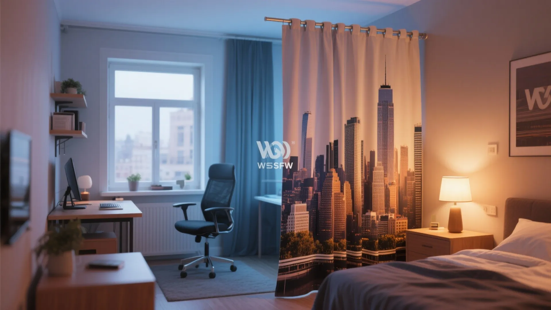 10. Fold-Out Room Divider