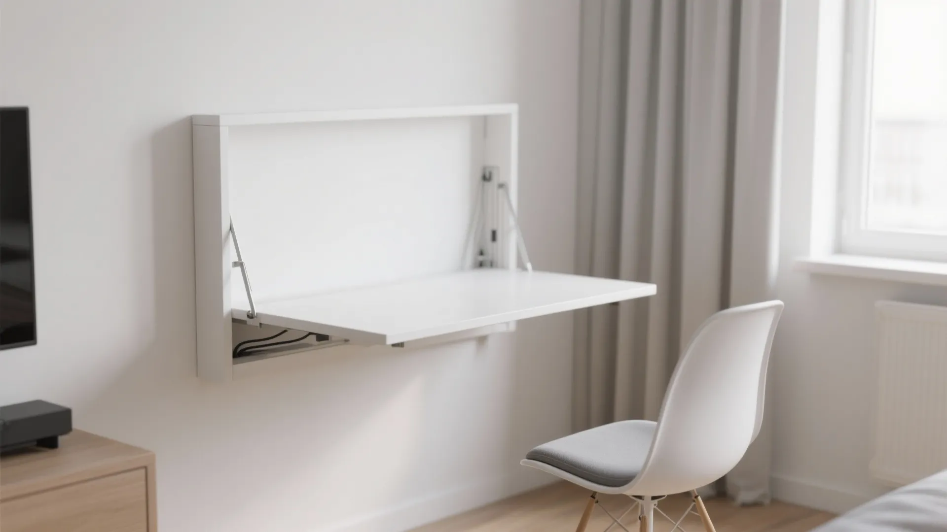 5. Fold-Out Wall Desk