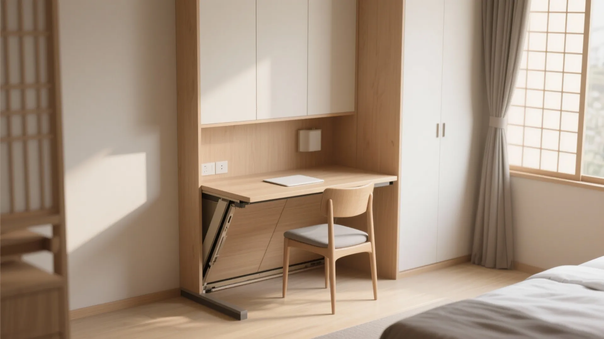 Fold-Out Wall Desk