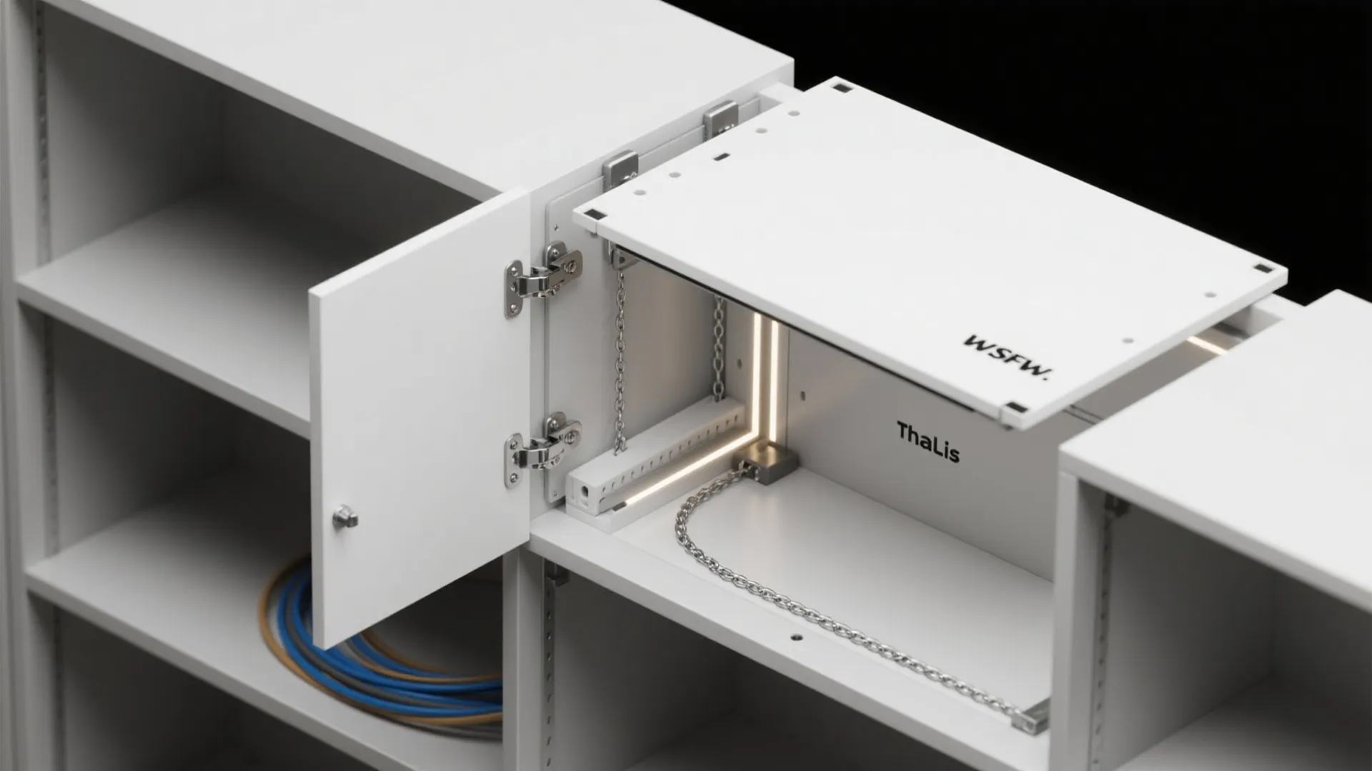 Fold-Down Pooja Panel for Studio Apartments