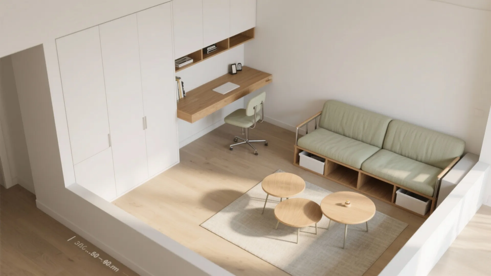 Idea 3: Choose furniture that folds, stacks, and slides