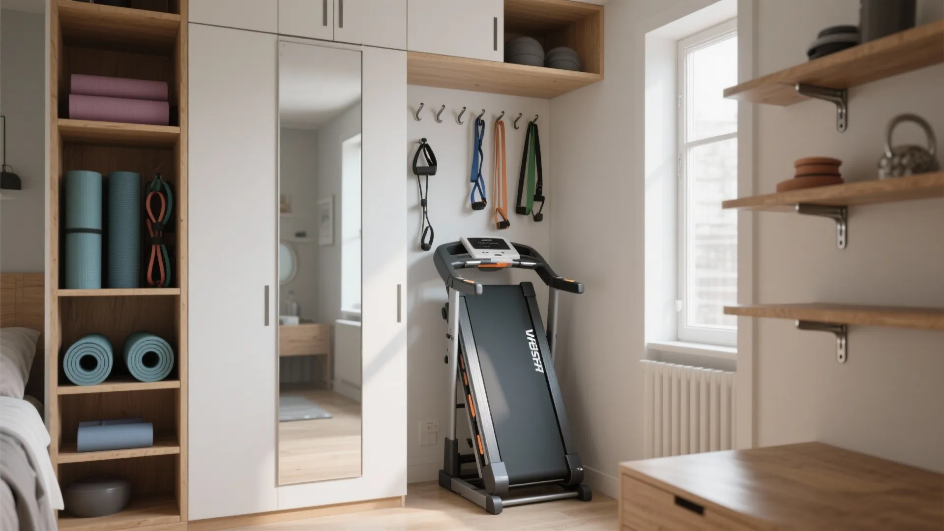 1. Fold-and-Store Equipment Zones