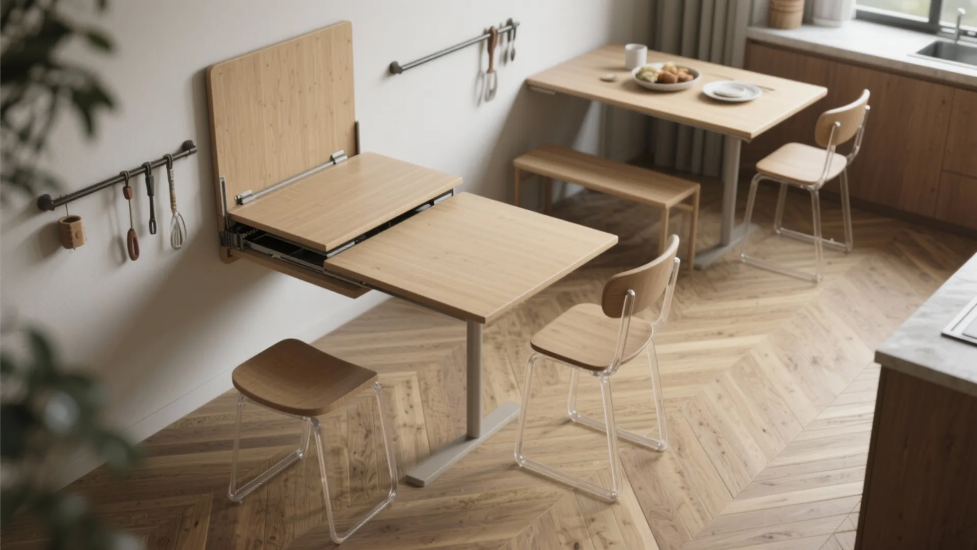 Smart Multi-Use Furniture for Balcony Flow