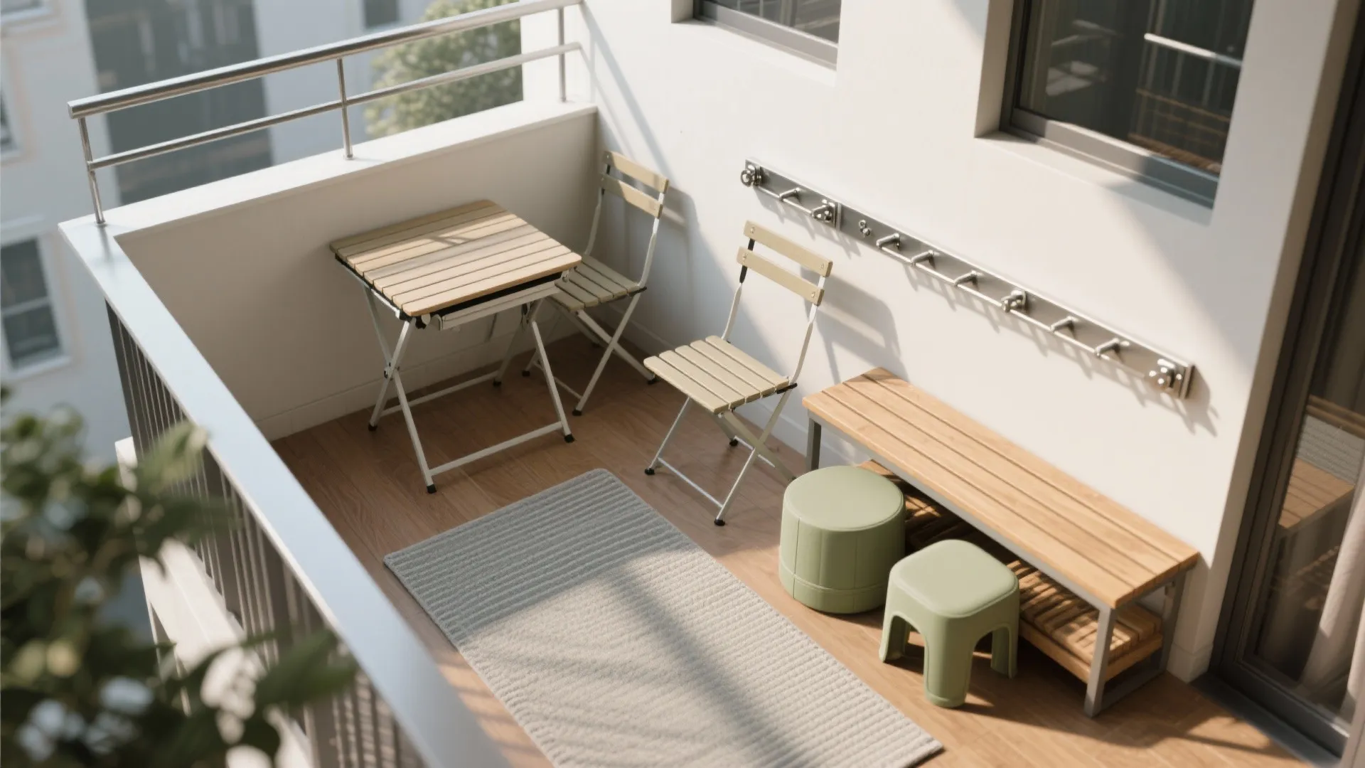 Foldable, Stackable, Stowable