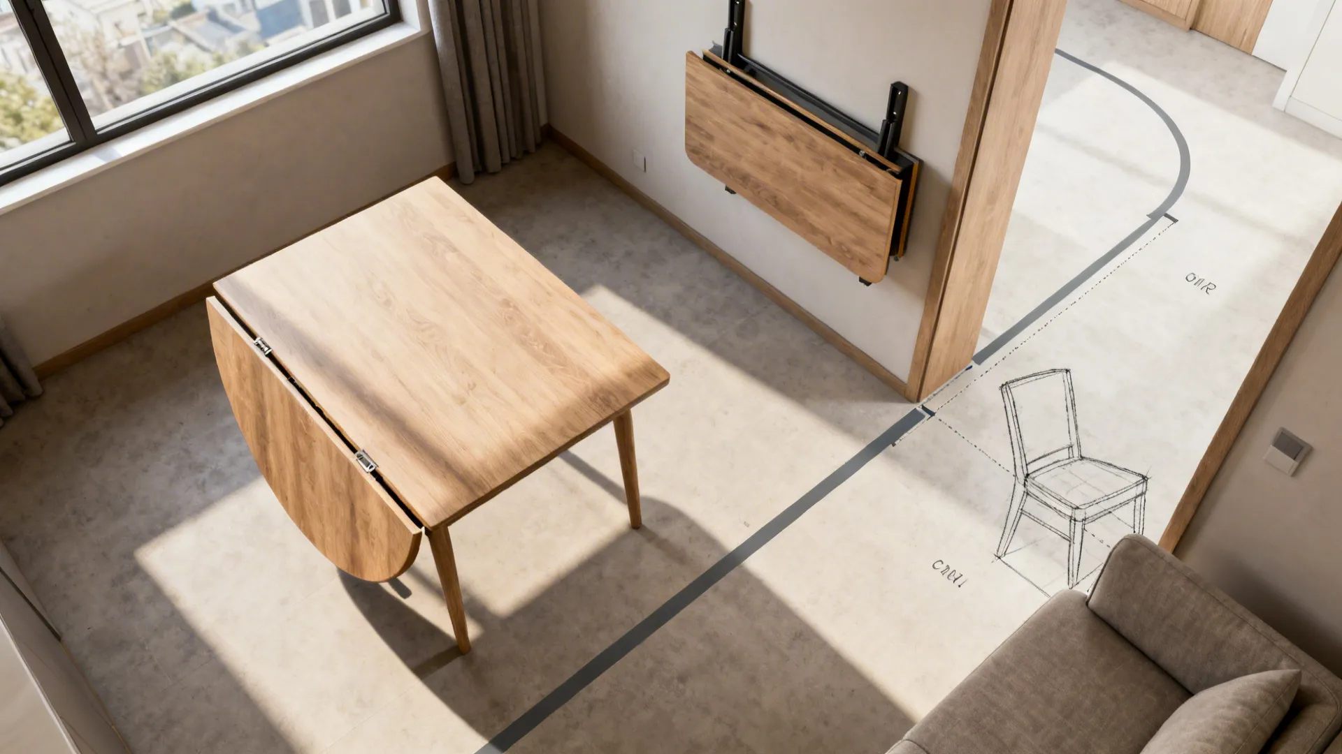 4. Slide, fold, or tuck away