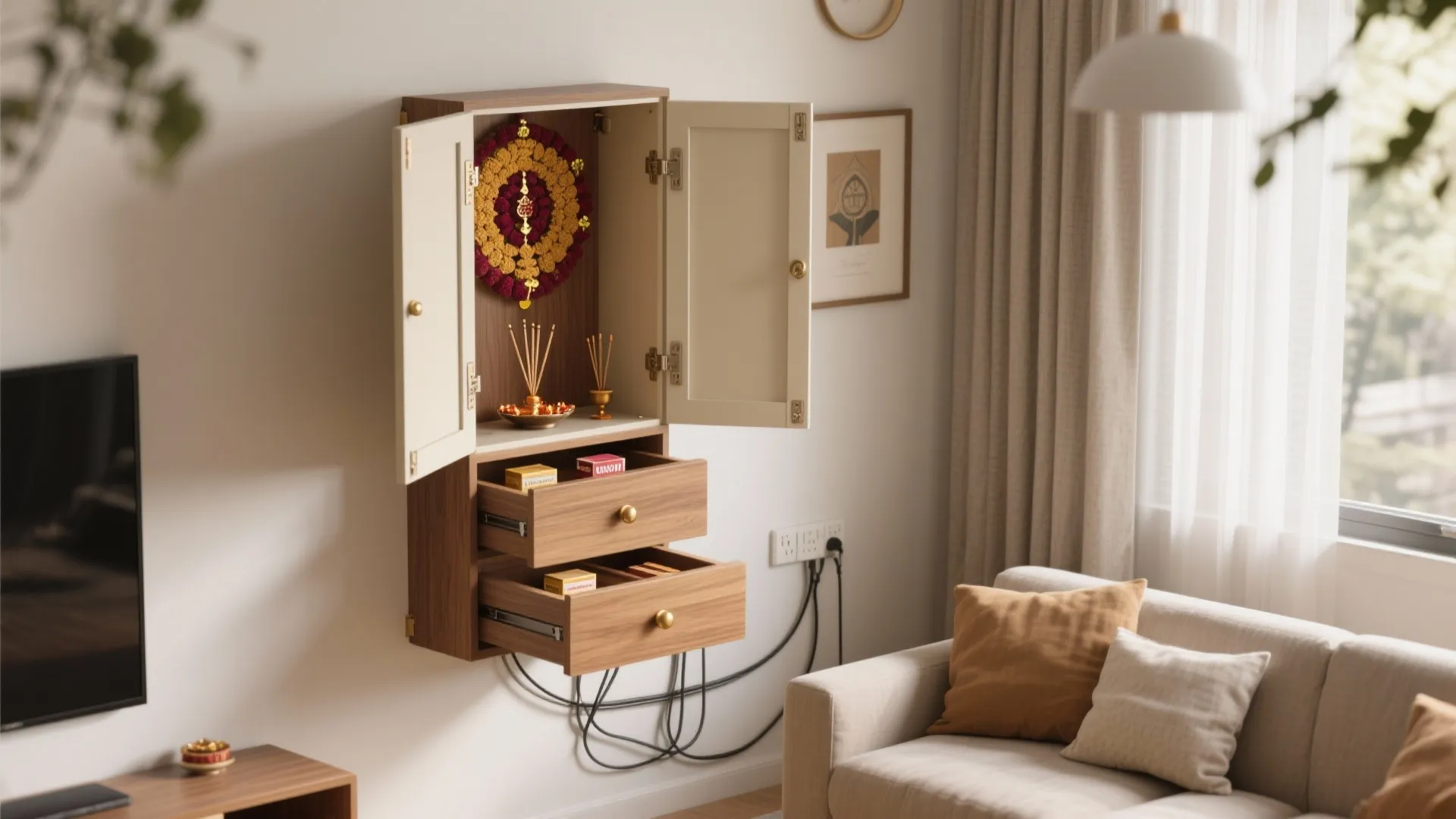 Foldable Altars and Hidden Storage