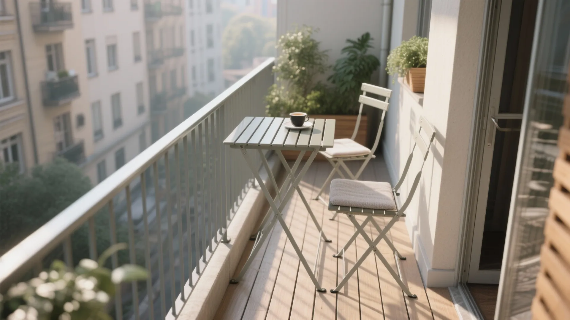 Foldable Bistro Sets and Slim Profiles