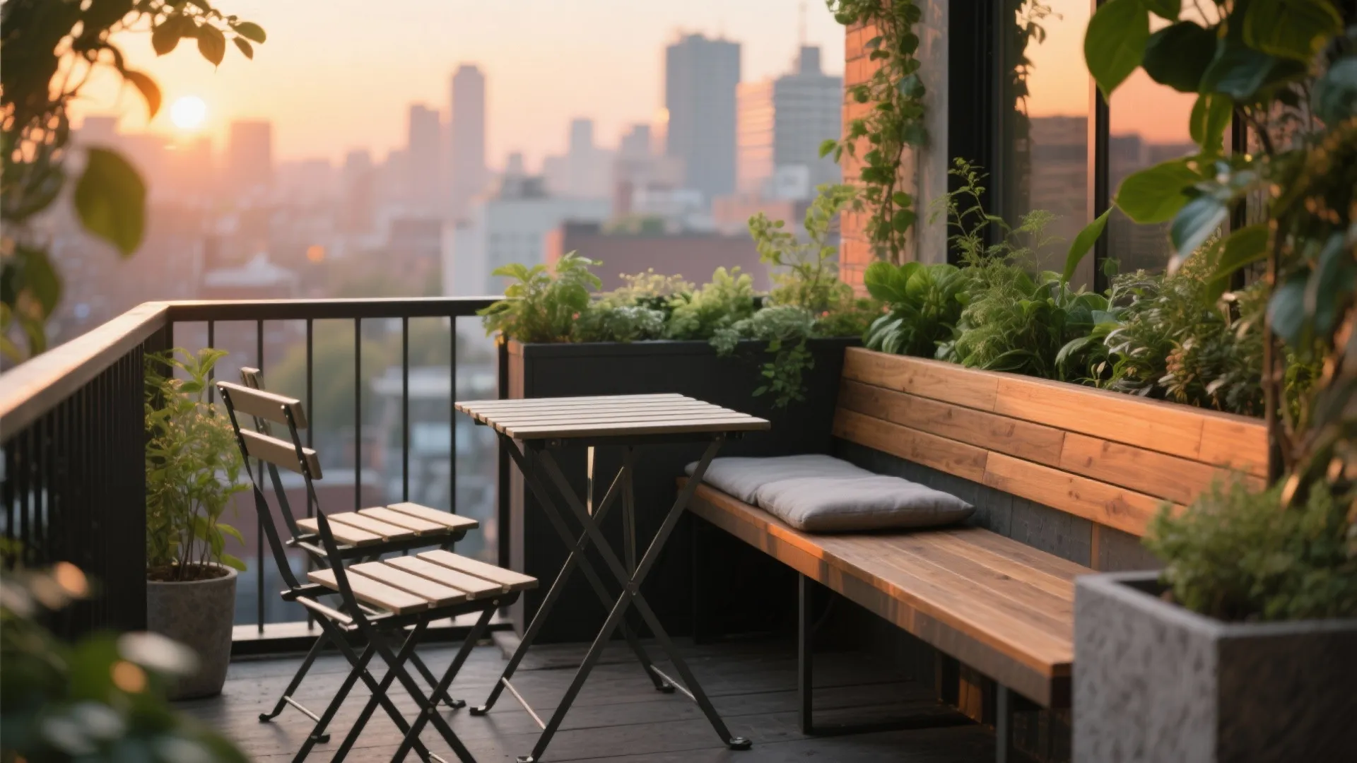 Micro Seating and Foldables that Hug the Greenery