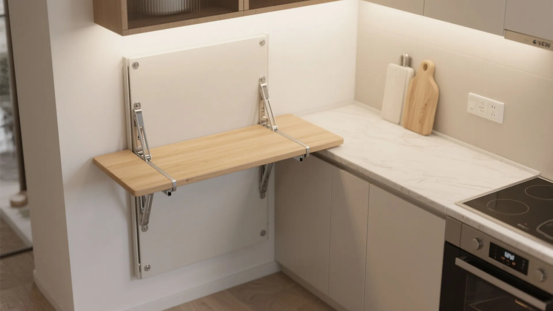 Idea 1: Foldable Breakfast Bar