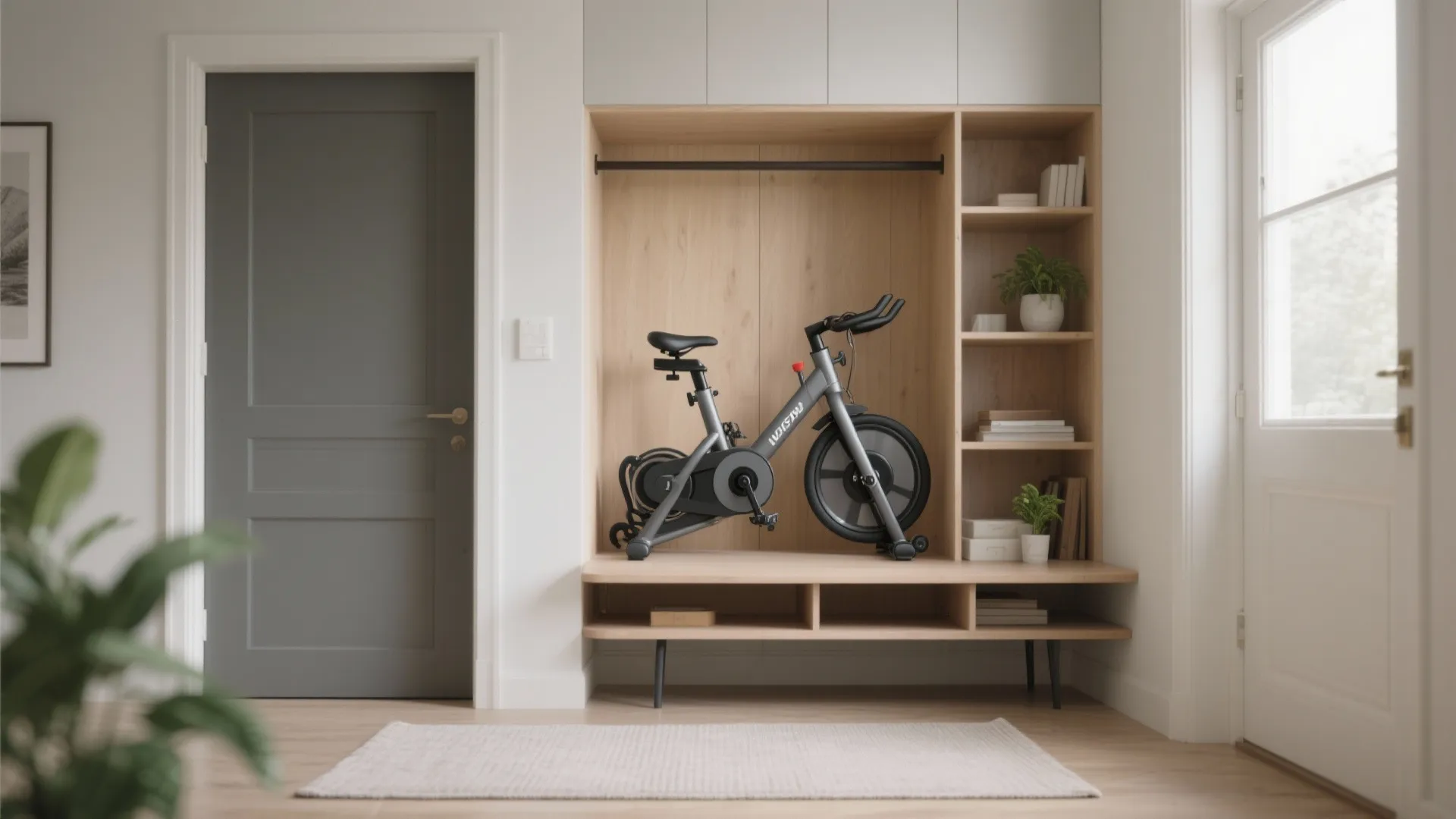 Exercise Bike for Small Spaces: 5 Ideas: Compact solutions and design tricks to fit an exercise bike into any tiny home