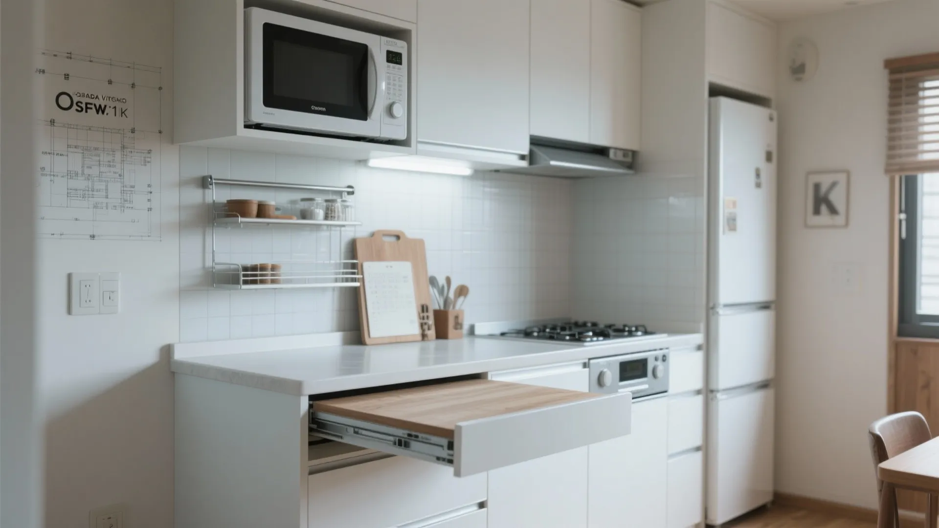 Tips 4: 作業台を“可動化”して面積を増やす