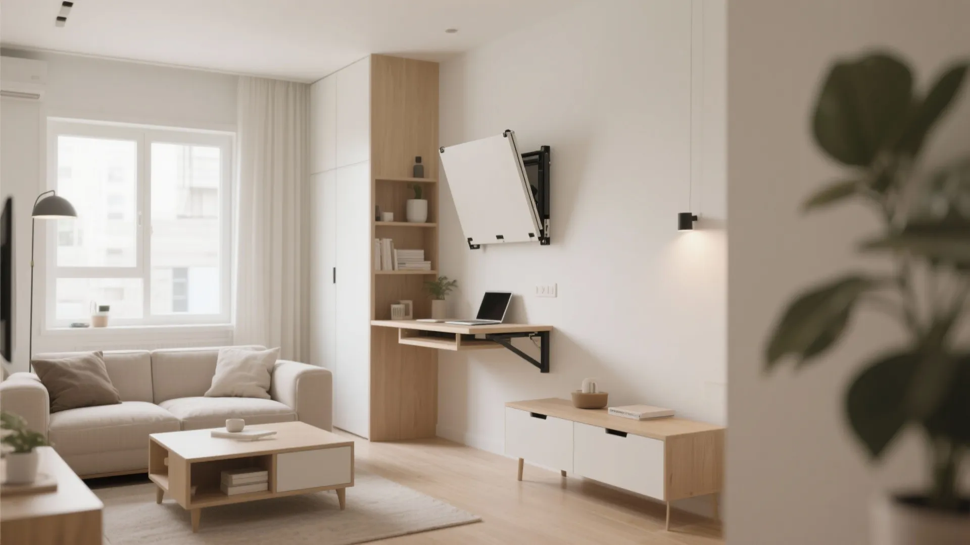 6. Foldable or Wall-Mounted Desk