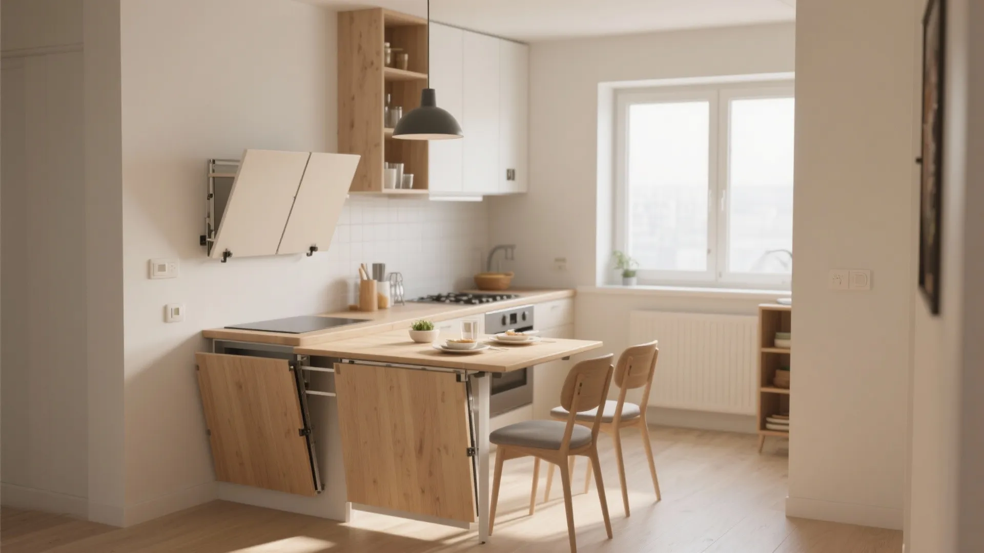 2. Foldable Dining Solutions