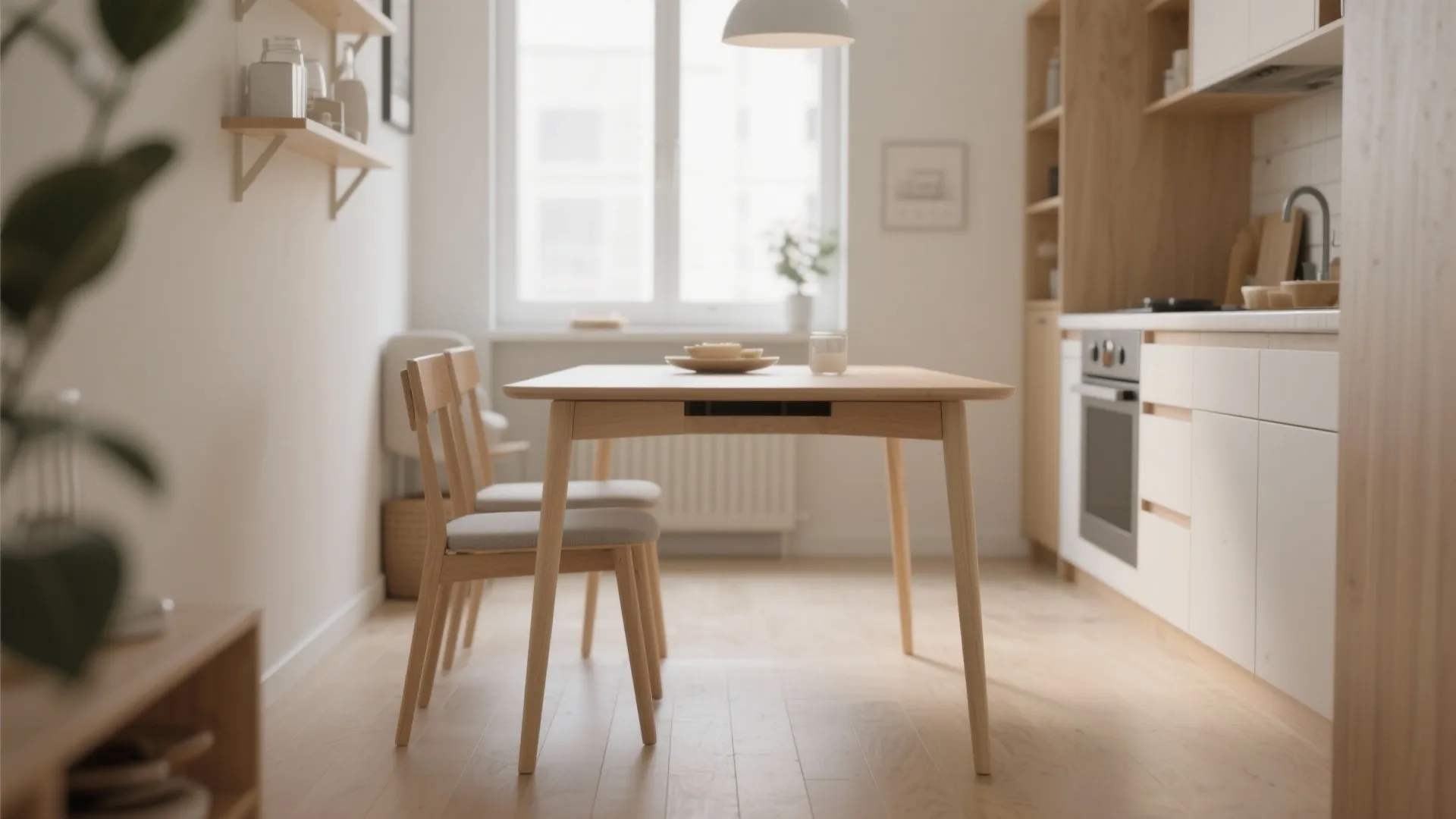 1. Minimalist Foldable Dining Table