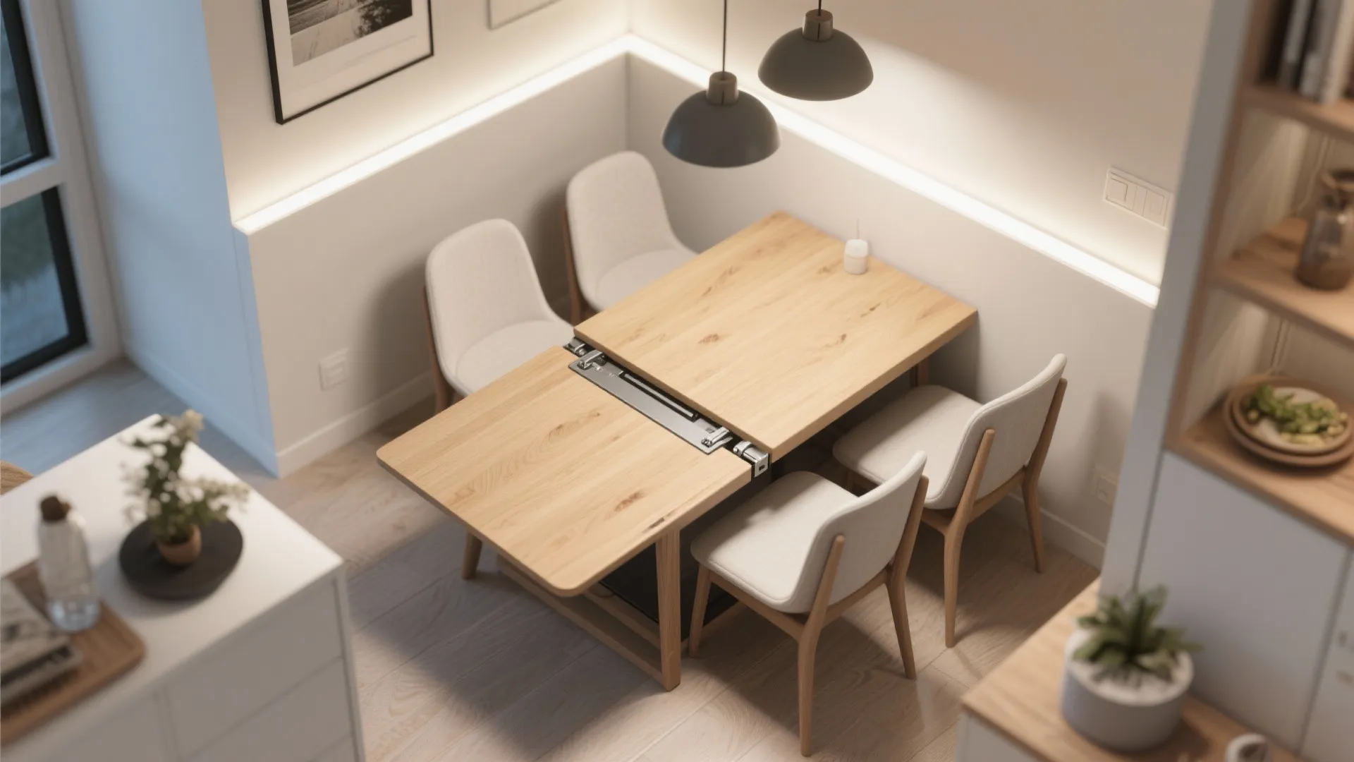 Tip 2: Foldable or Drop-Leaf Tables