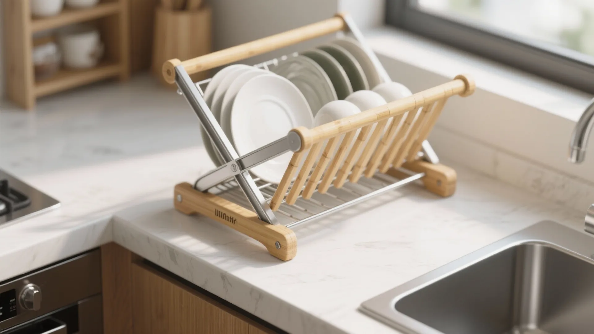 Foldable dish racks