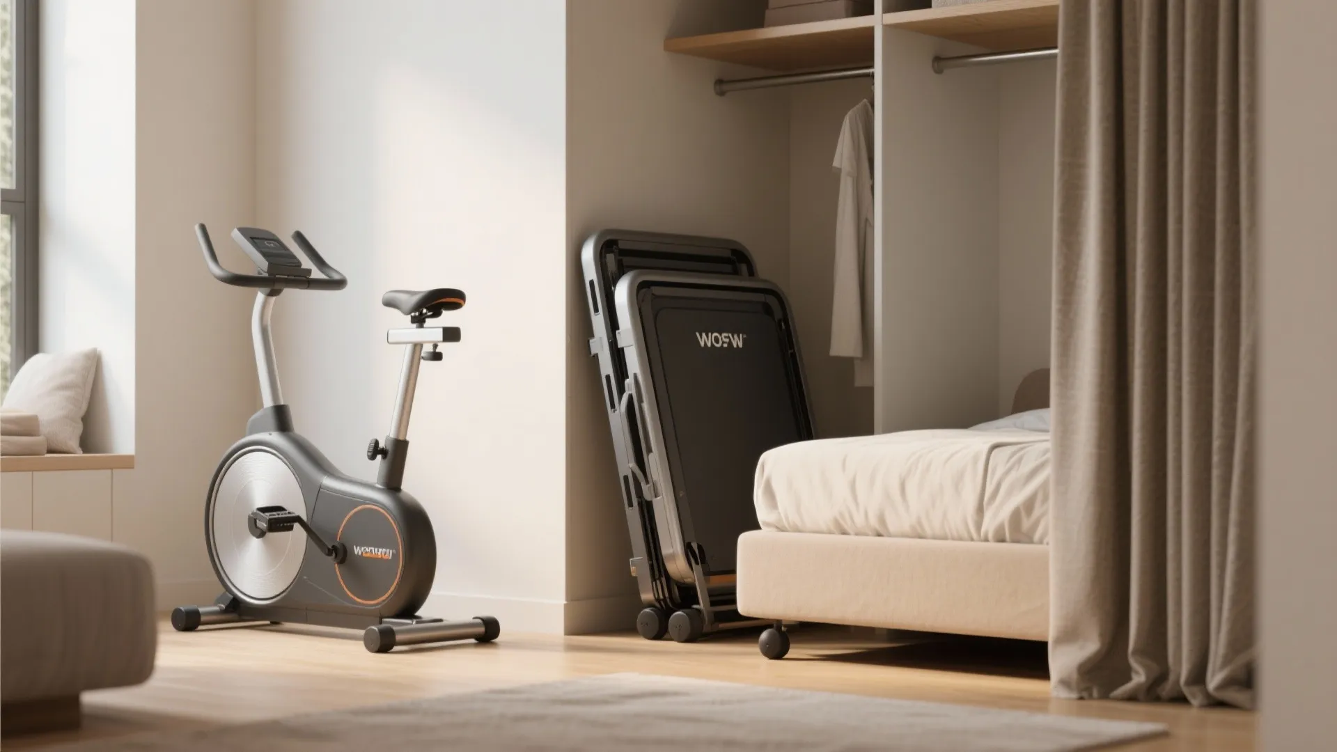 1. Foldable ellipticals: tuck it away after use