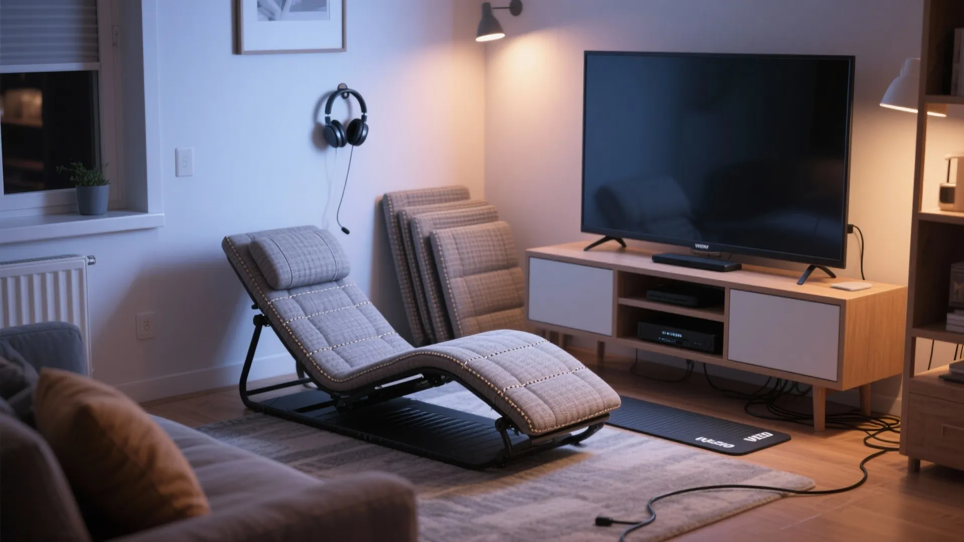 3) Foldable or stowable floor rockers