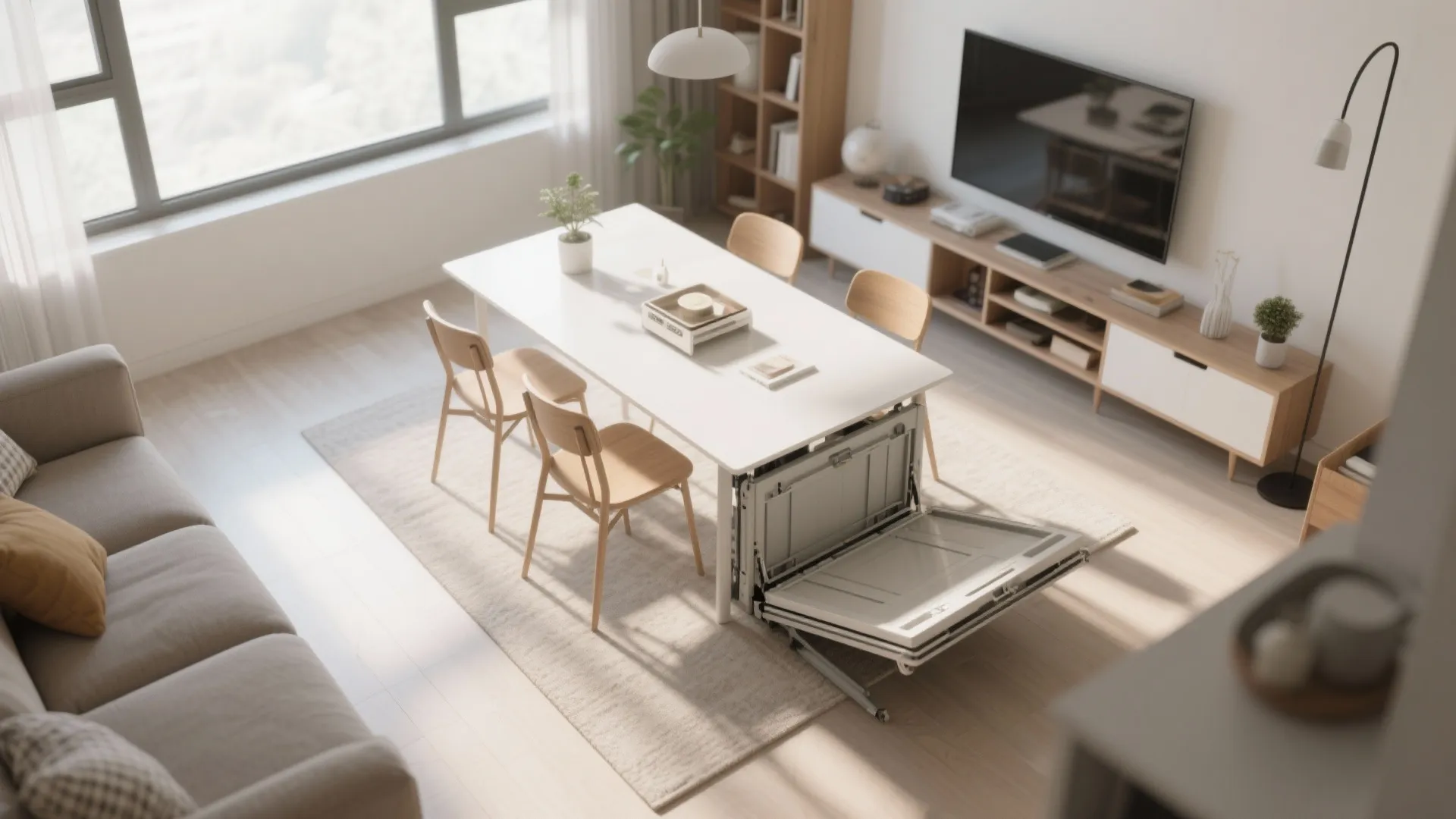 Foldable furniture solutions