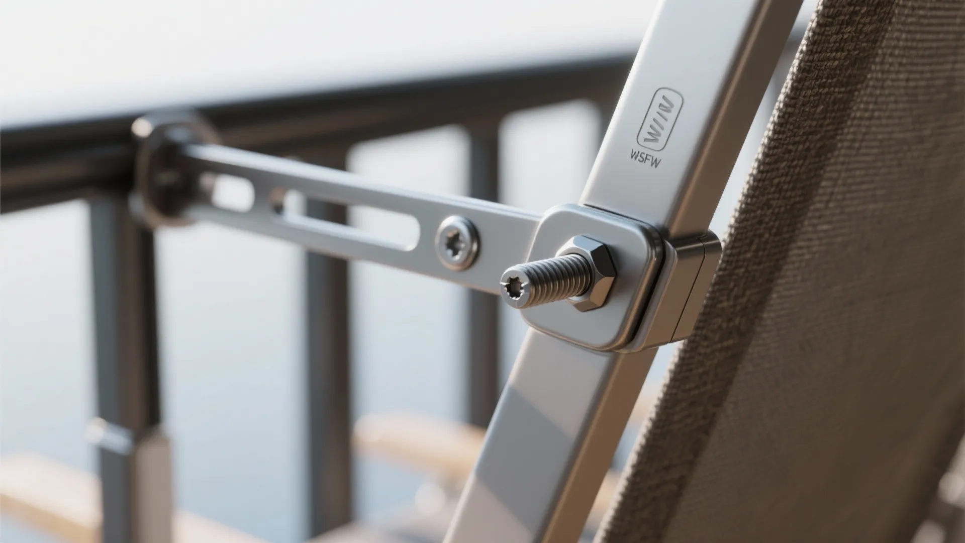 Foldable balcony furniture that disappears when you need room